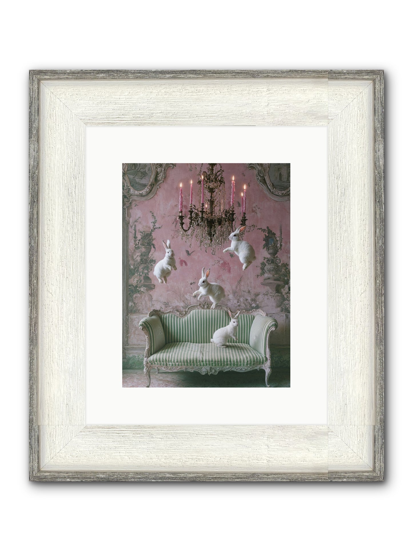 Dance Of Untamed Grace Framed Print - Driftwood White 9x12