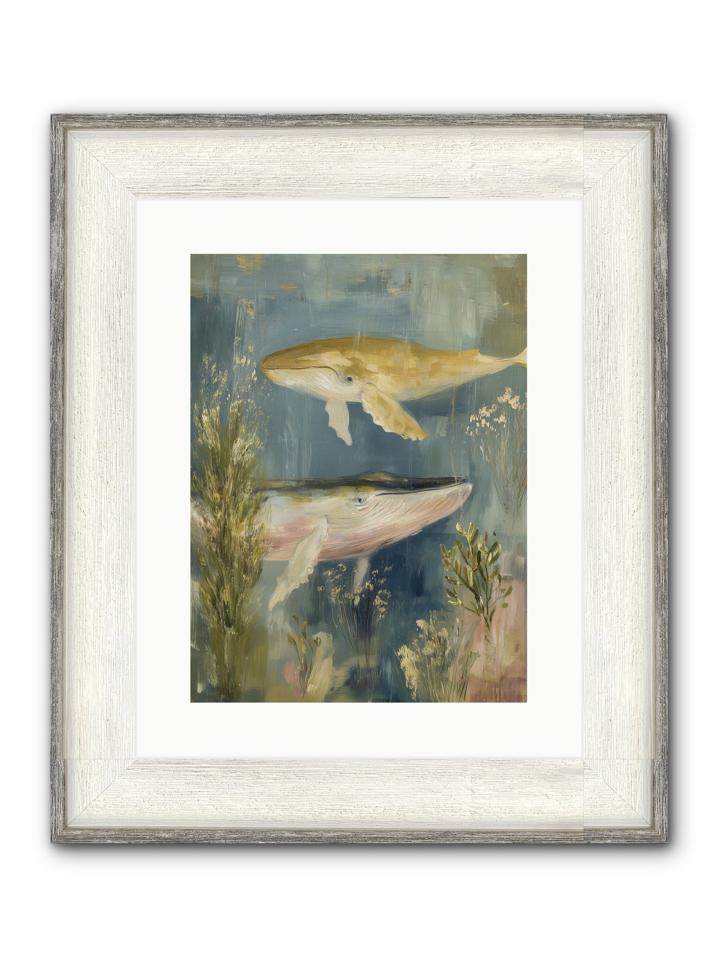 Dance With Wonder Framed Print - Driftwood White 12x16