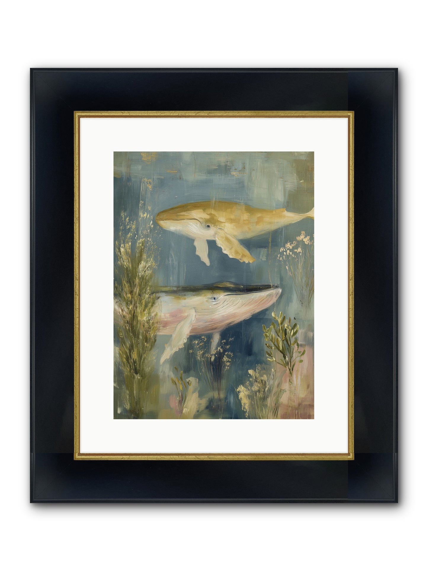 Dance With Wonder Framed Print - Wide Black w/Gold 12x16