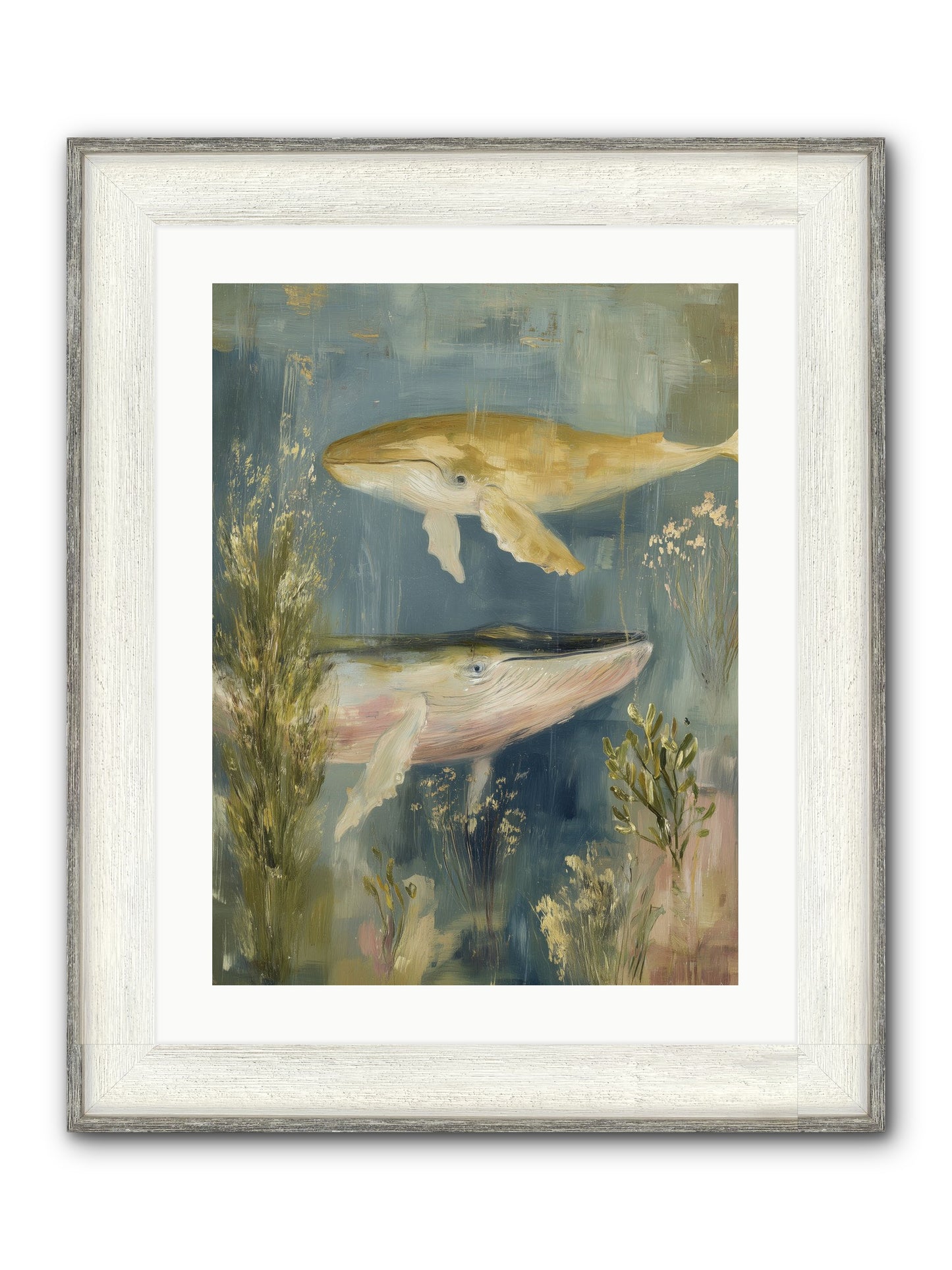 Dance With Wonder Framed Print - Driftwood White 18x24