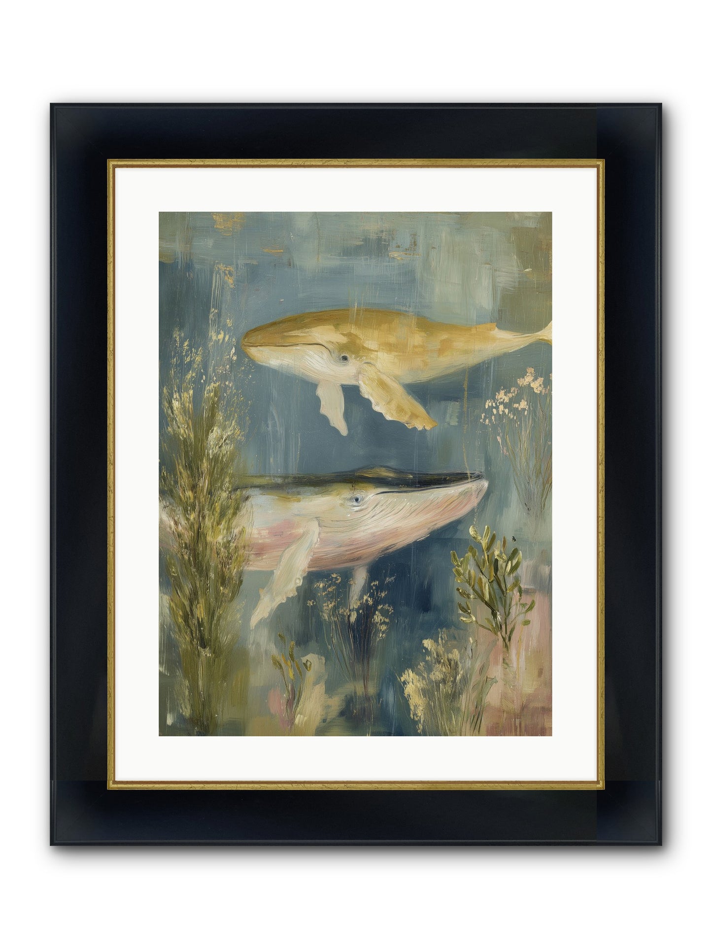 Dance With Wonder Framed Print - Wide Black w/Gold 18x24