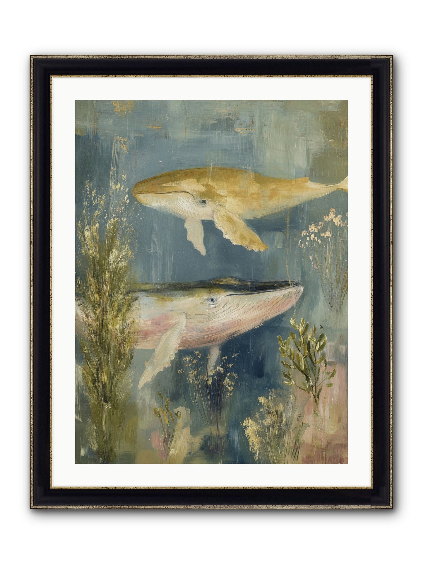Dance With Wonder Framed Print - Black & Gold 24x32
