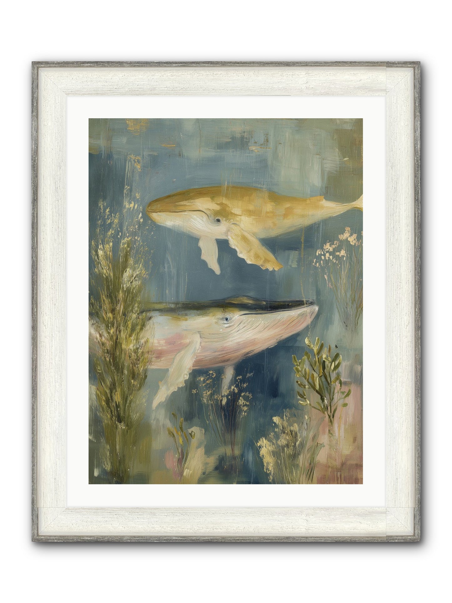 Dance With Wonder Framed Print - Driftwood White 24x32