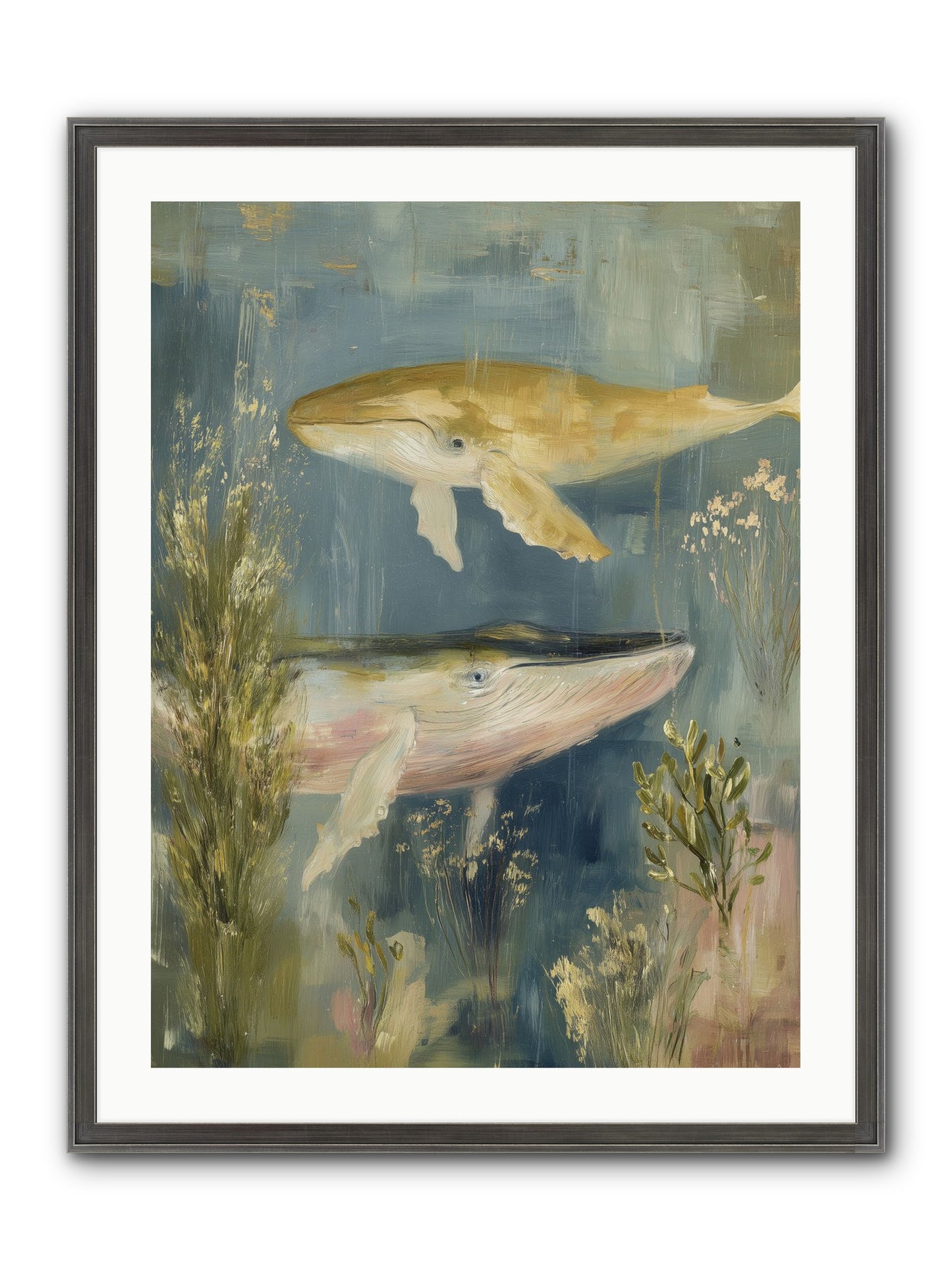 Dance With Wonder Framed Print - Slimwoods Black/Silver 24x32