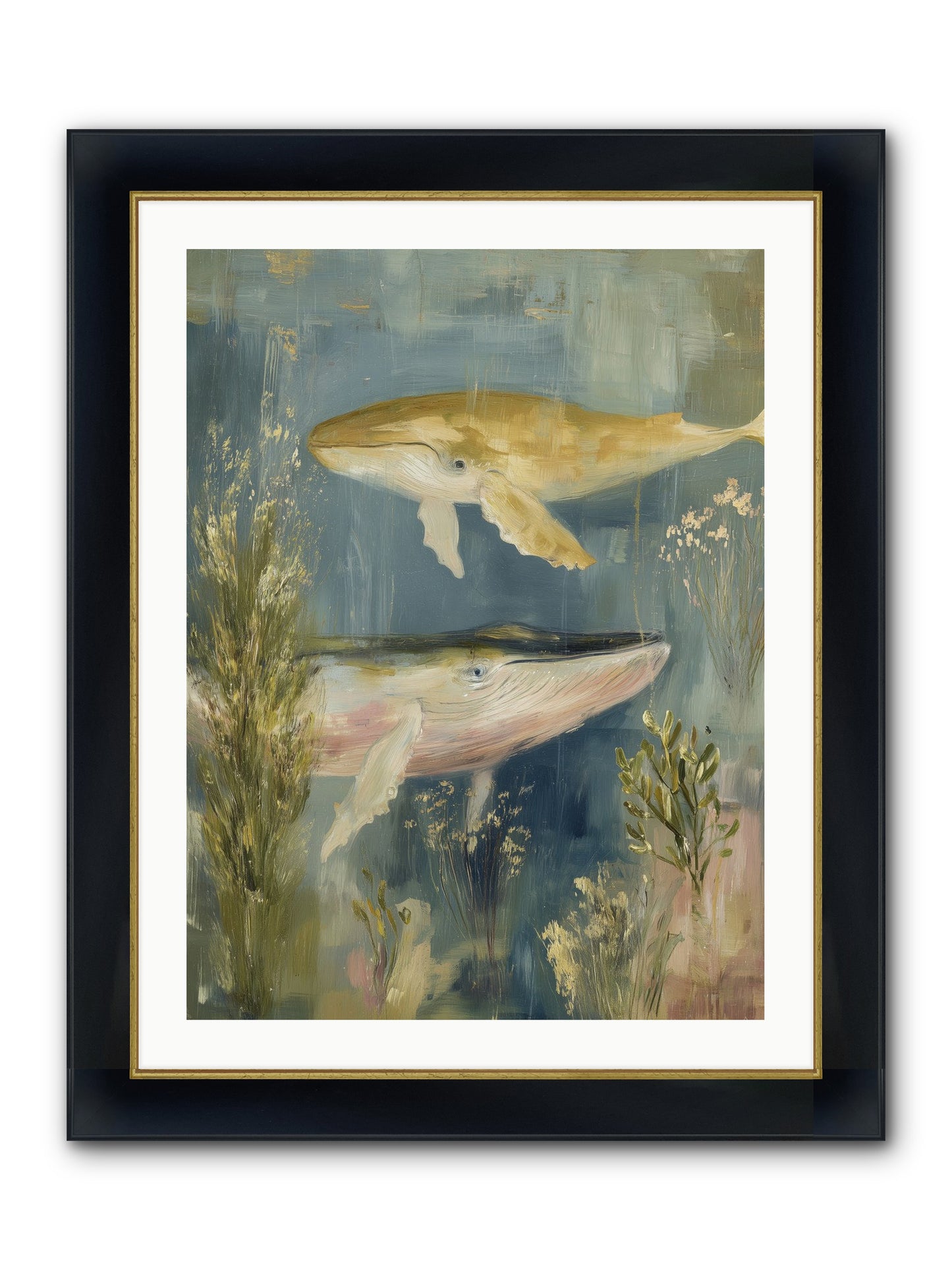 Dance With Wonder Framed Print - Wide Black w/Gold 24x32