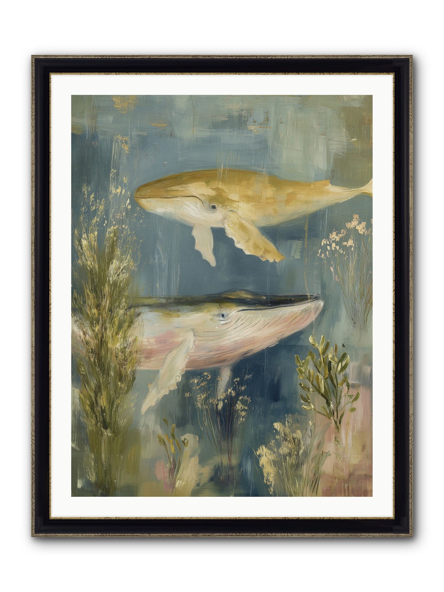 Dance With Wonder Framed Print - Black & Gold 30x40