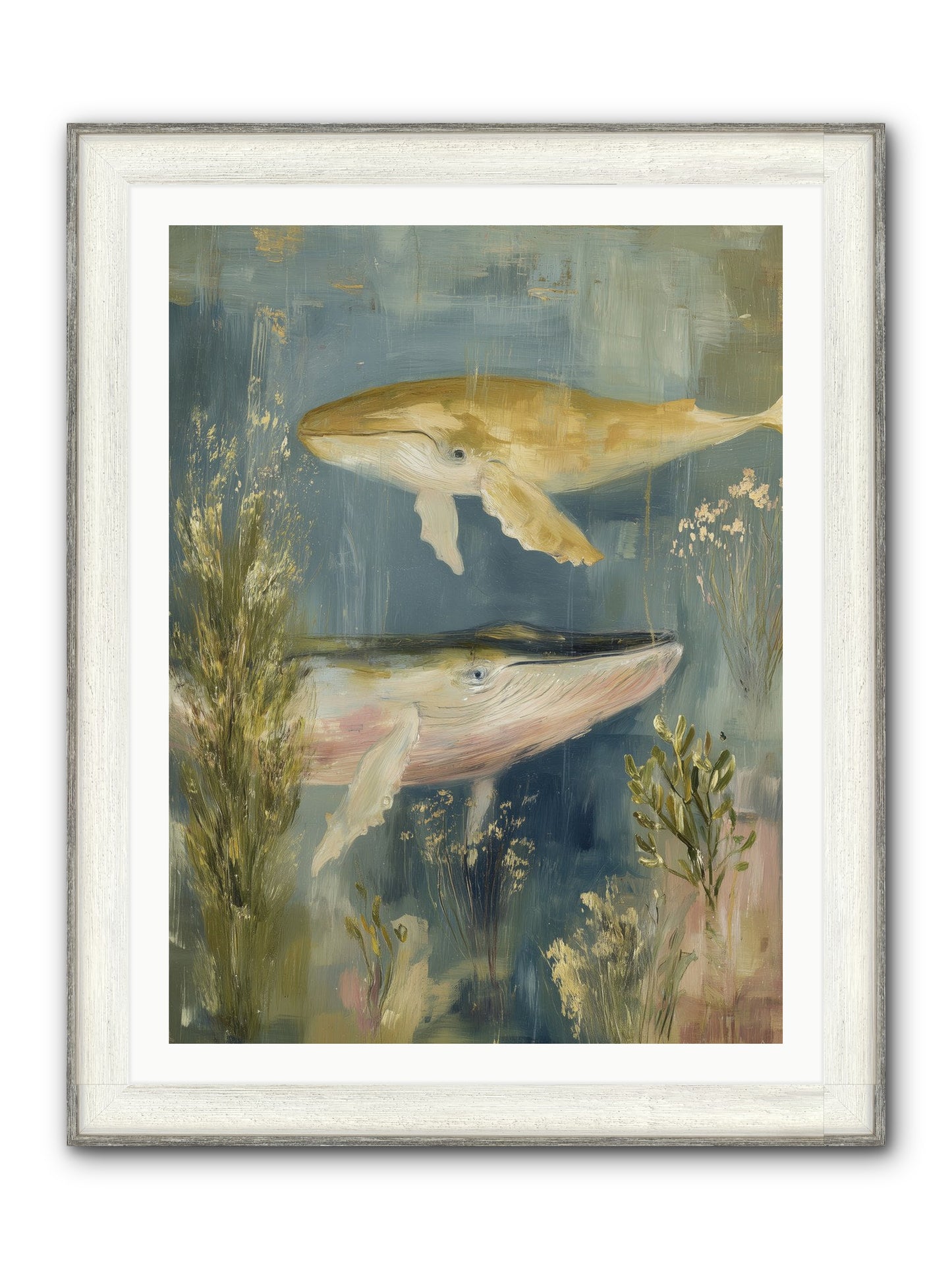 Dance With Wonder Framed Print - Driftwood White 30x40