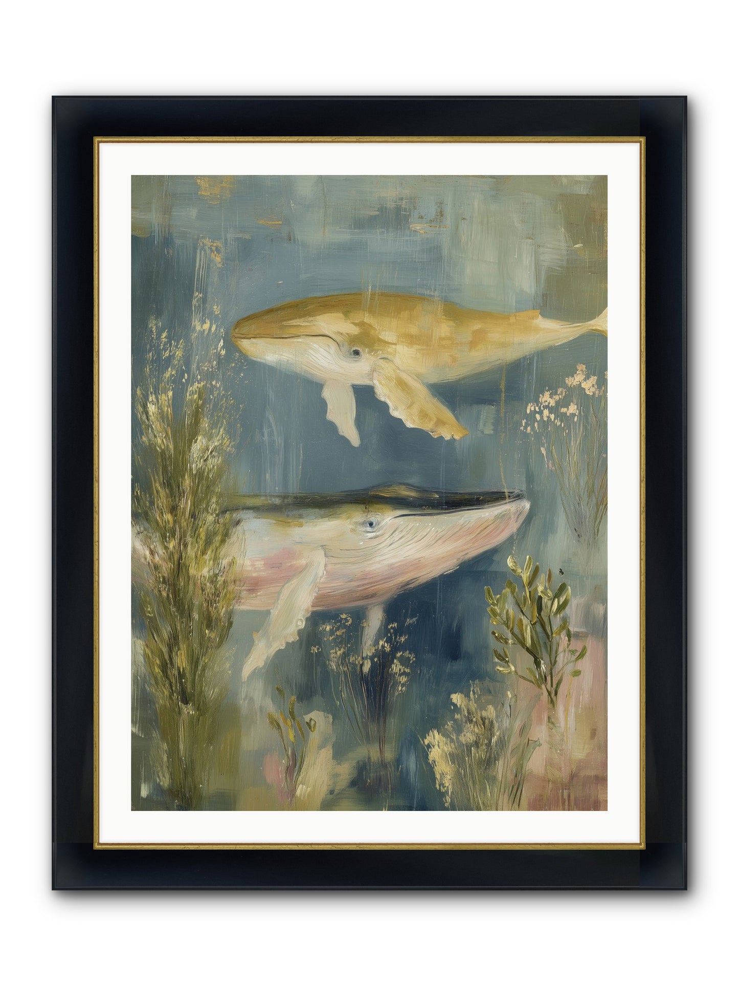 Dance With Wonder Framed Print - Wide Black w/Gold 30x40