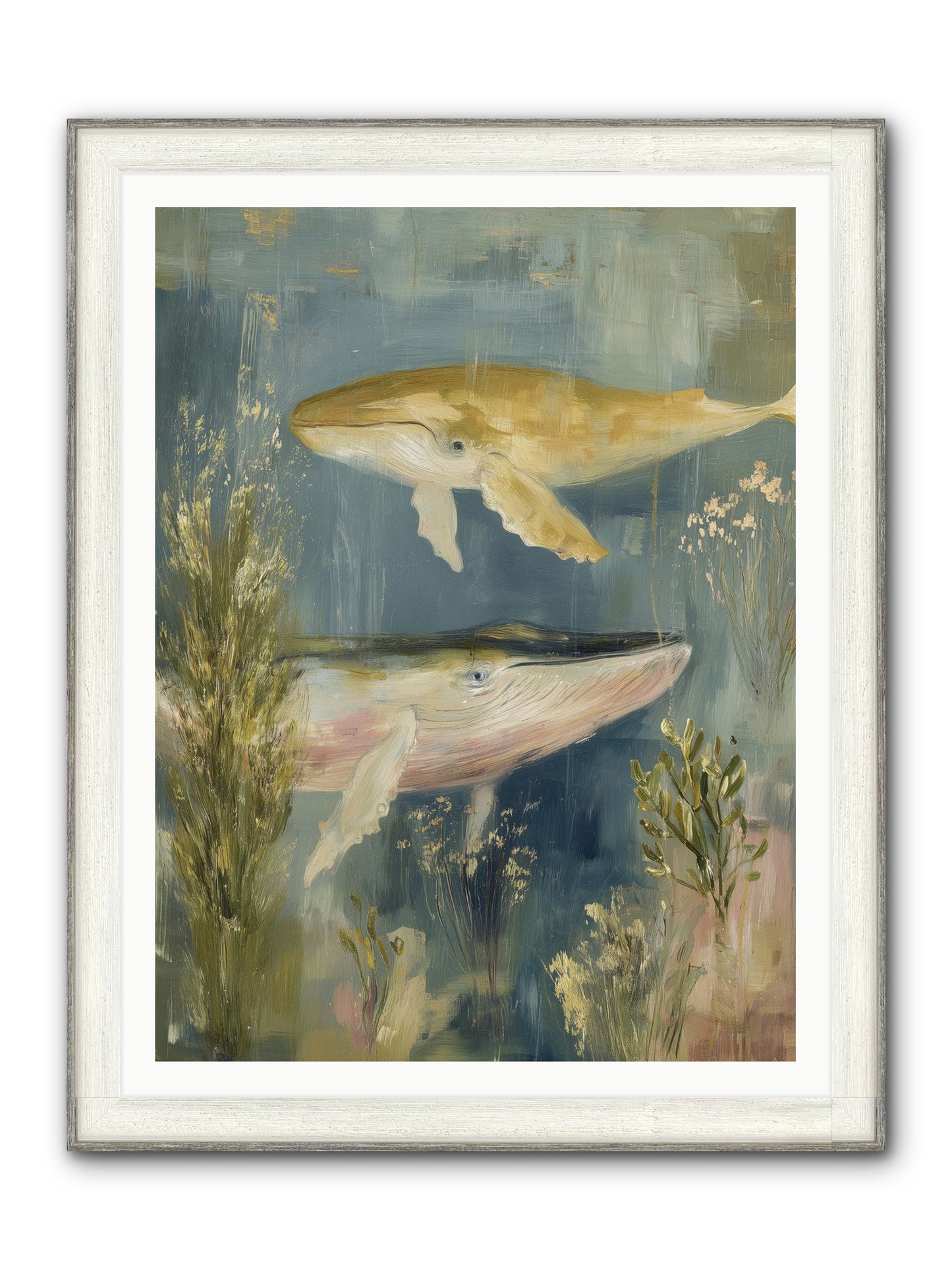 Dance With Wonder Framed Print - Driftwood White 36x48