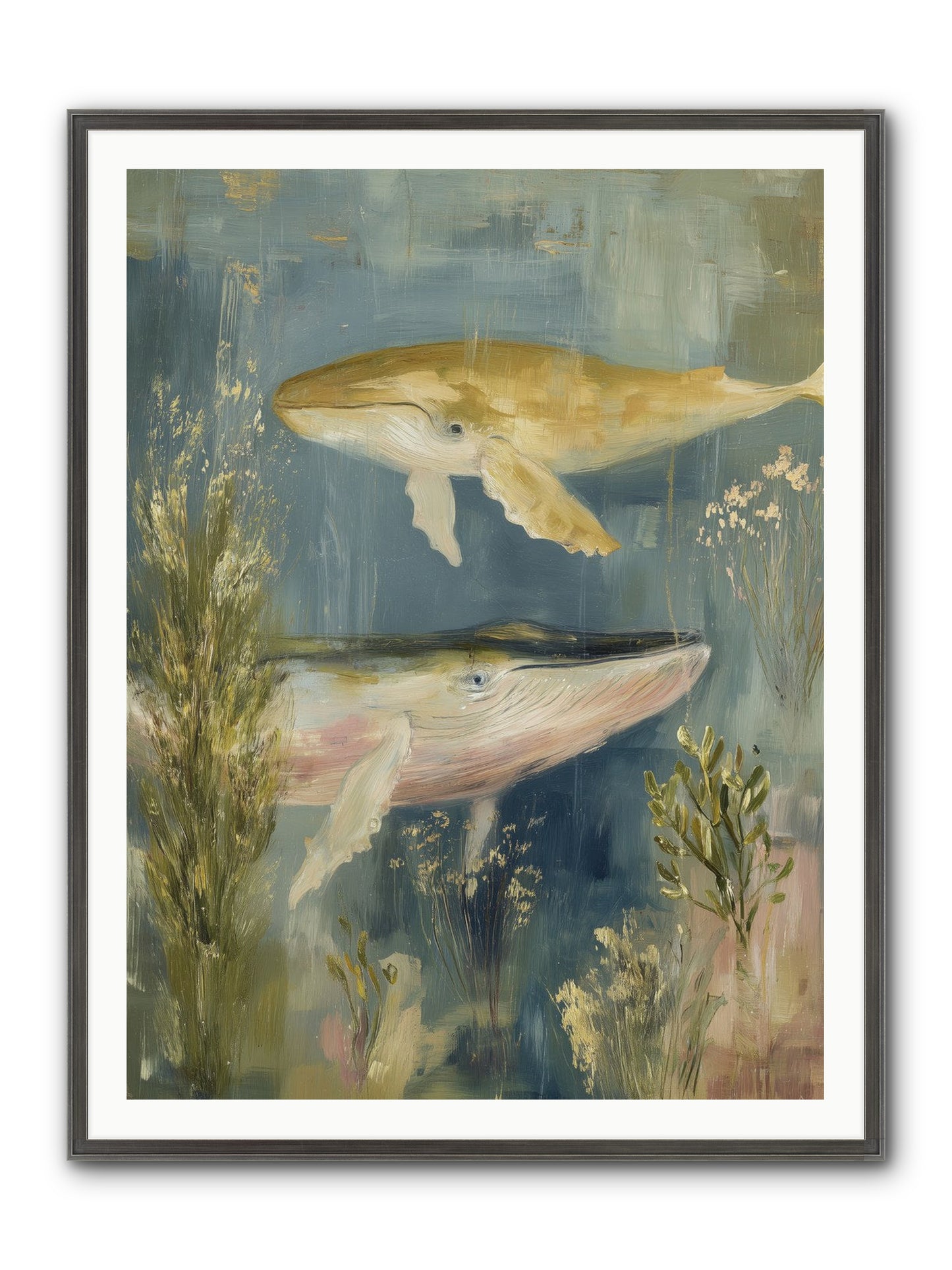 Dance With Wonder Framed Print - Slimwoods Black/Silver 36x48