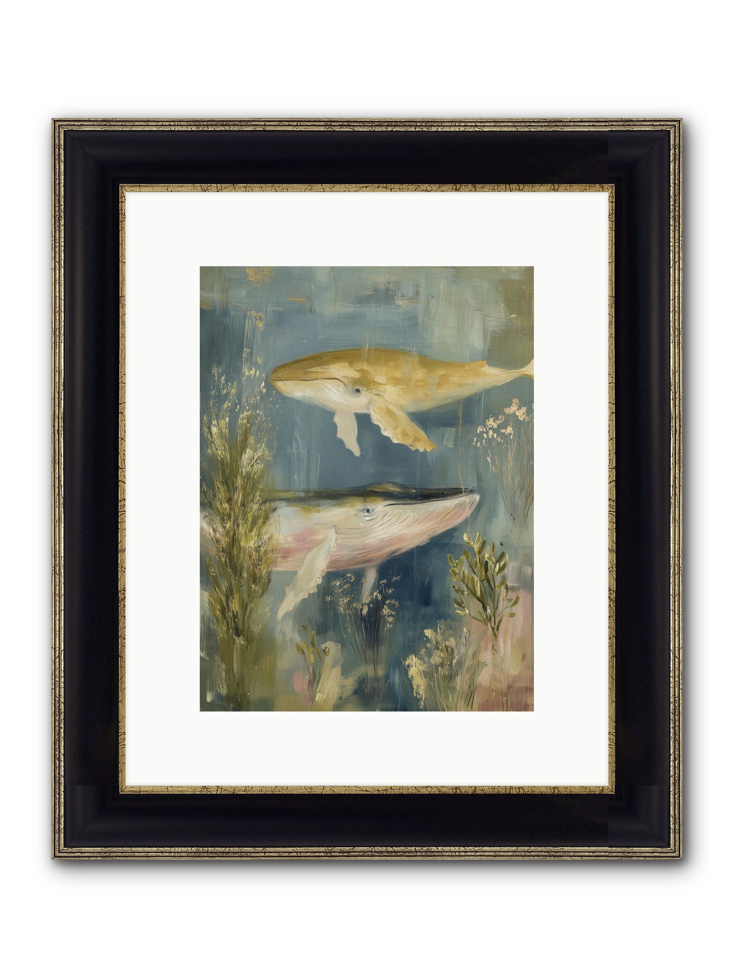 Dance With Wonder Framed Print - Black & Gold 9x12