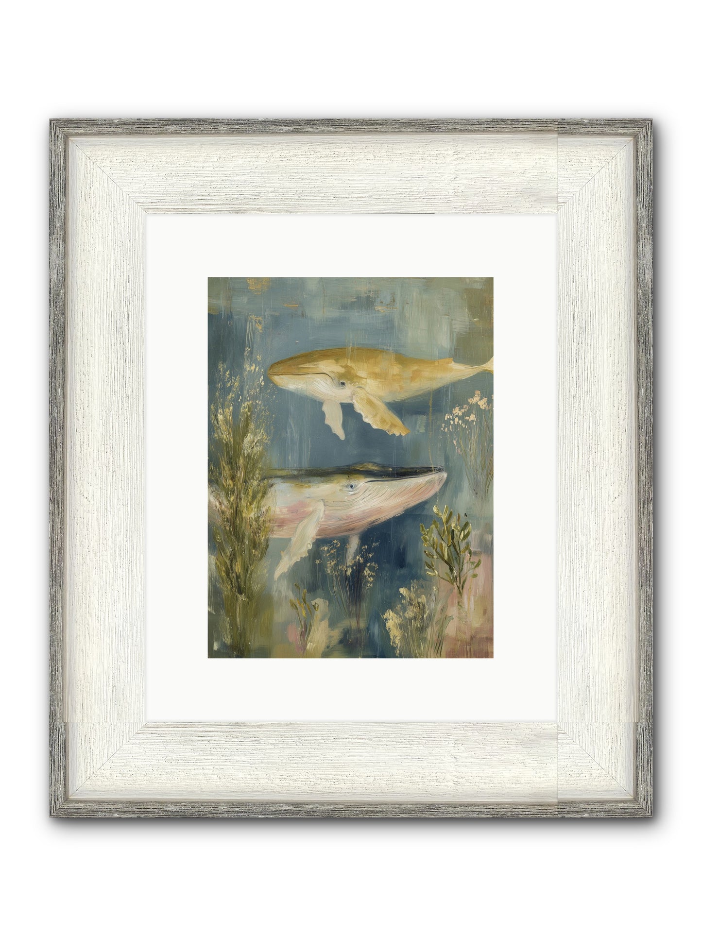 Dance With Wonder Framed Print - Driftwood White 9x12