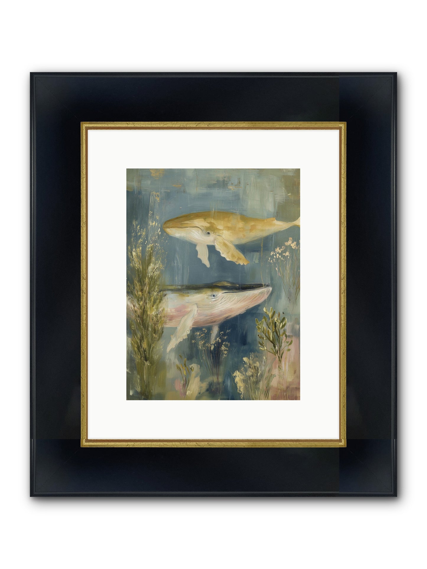 Dance With Wonder Framed Print - Wide Black w/Gold 9x12