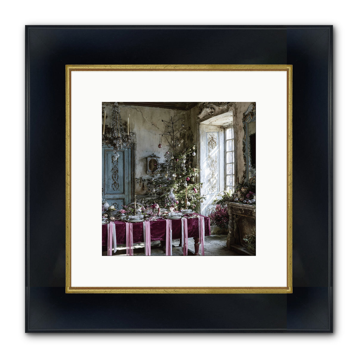 Dancing In Candied Dreams Framed Print - Wide Black w/Gold 10x10