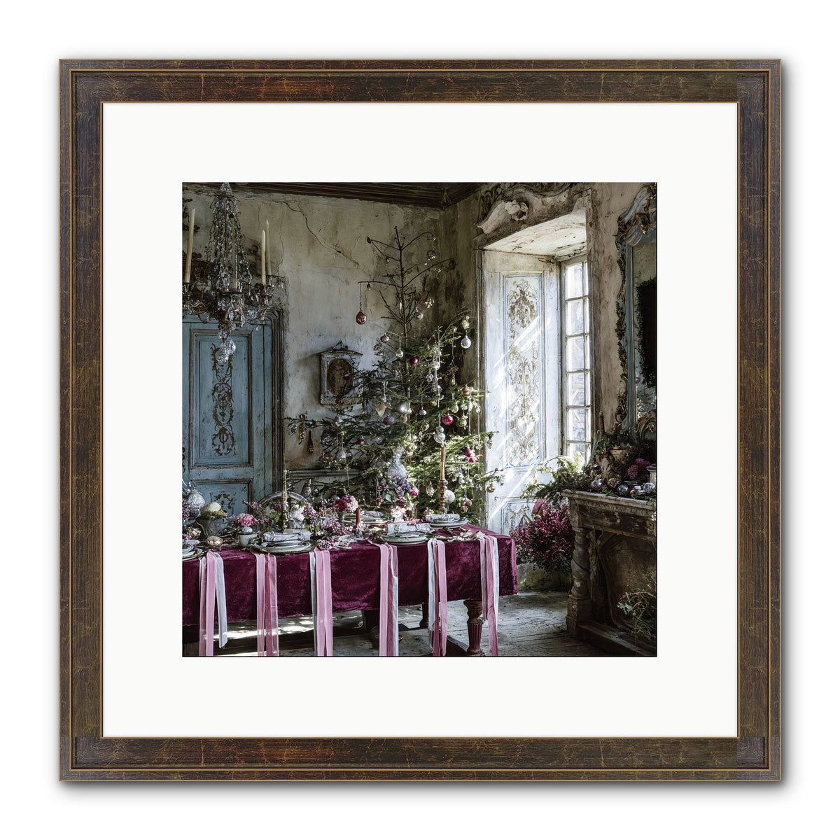 Dancing In Candied Dreams Framed Print - Slimwoods Black/Gold 12x12