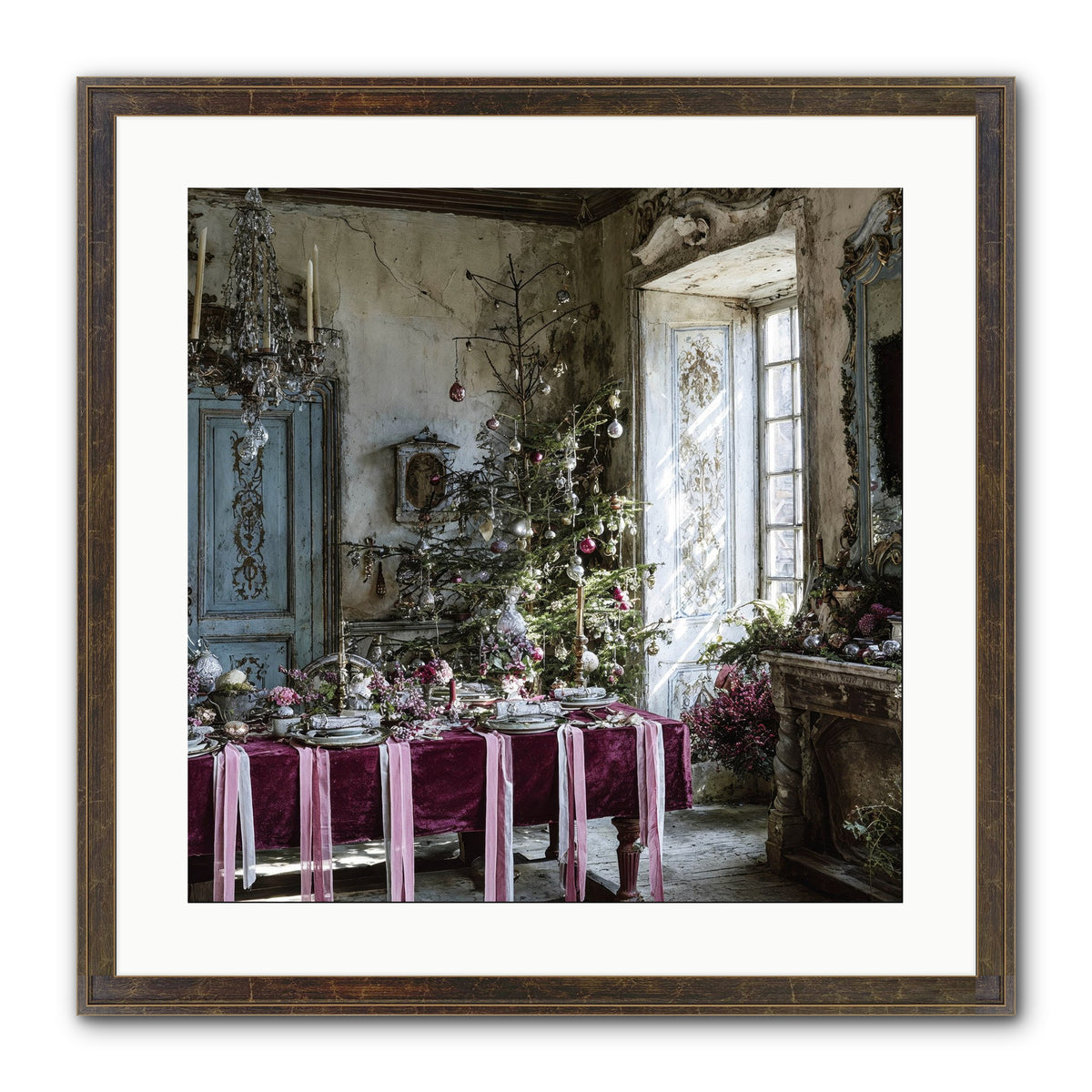 Dancing In Candied Dreams Framed Print - Slimwoods Black/Gold 20x20