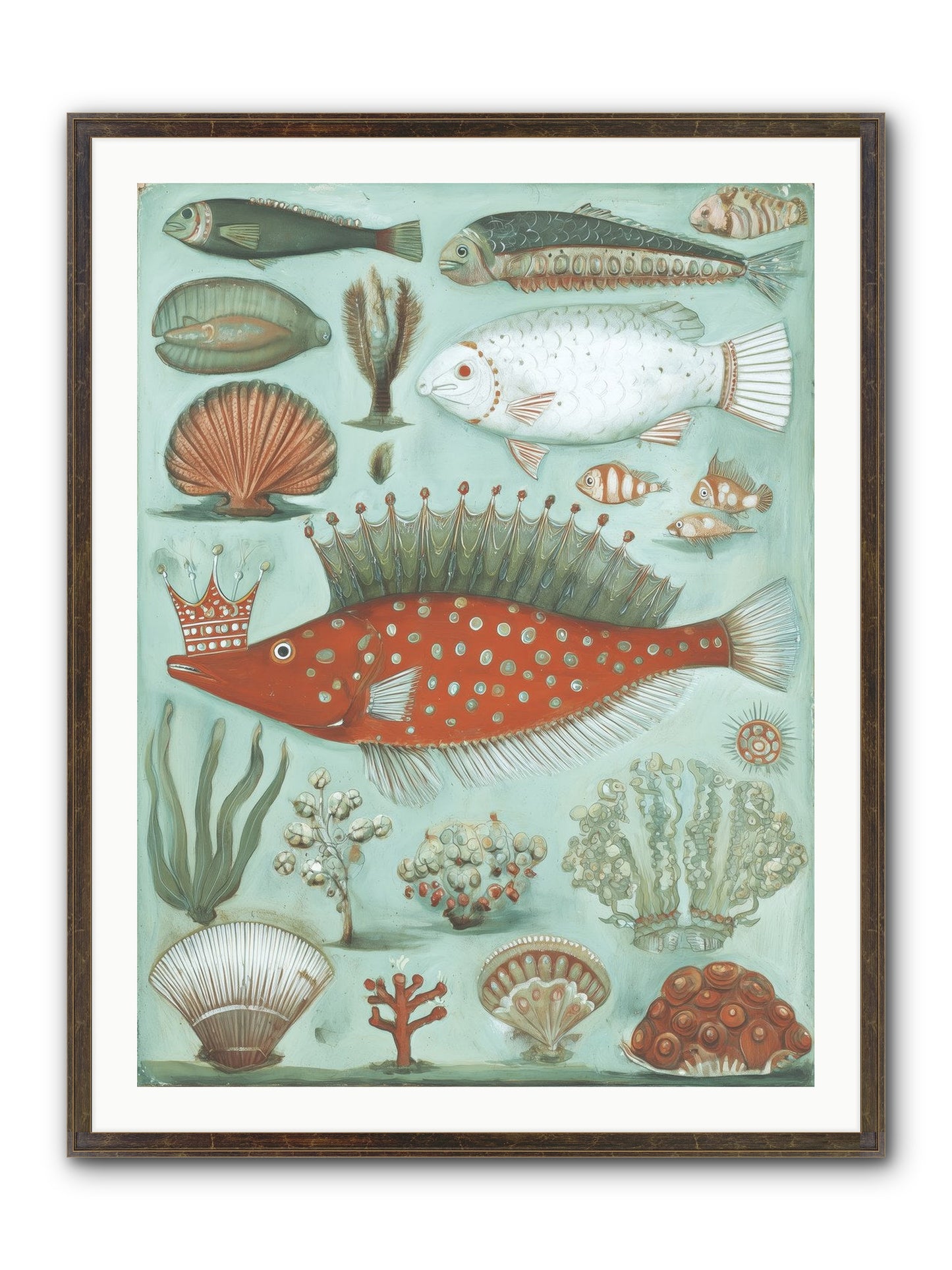 Dancing Silence Framed Print - Slimwoods Black/Gold 30x40