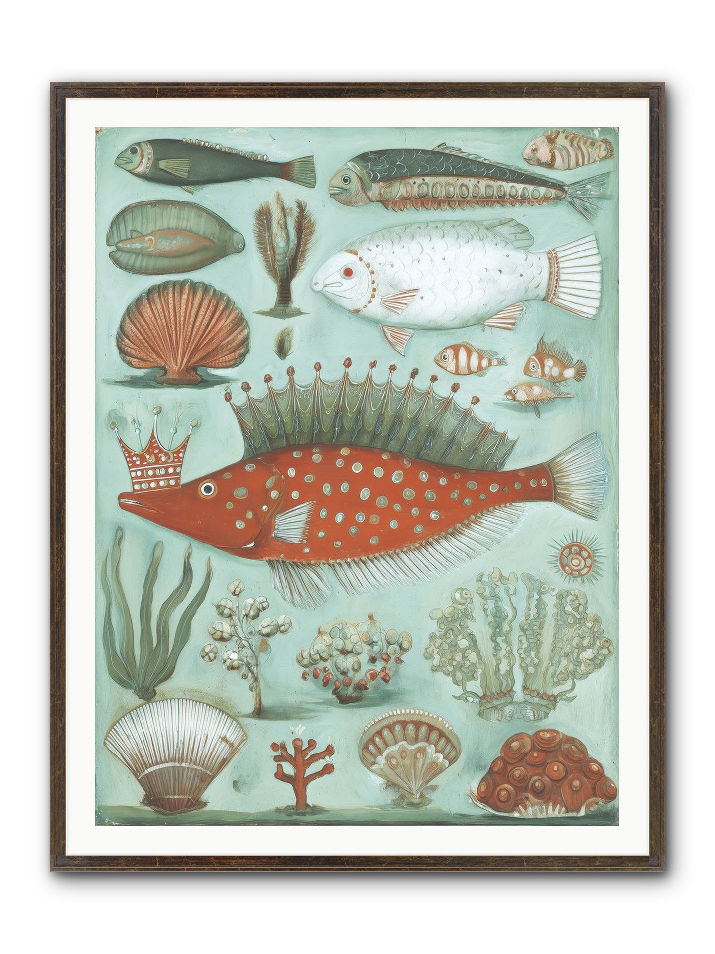 Dancing Silence Framed Print - Slimwoods Black/Gold 36x48