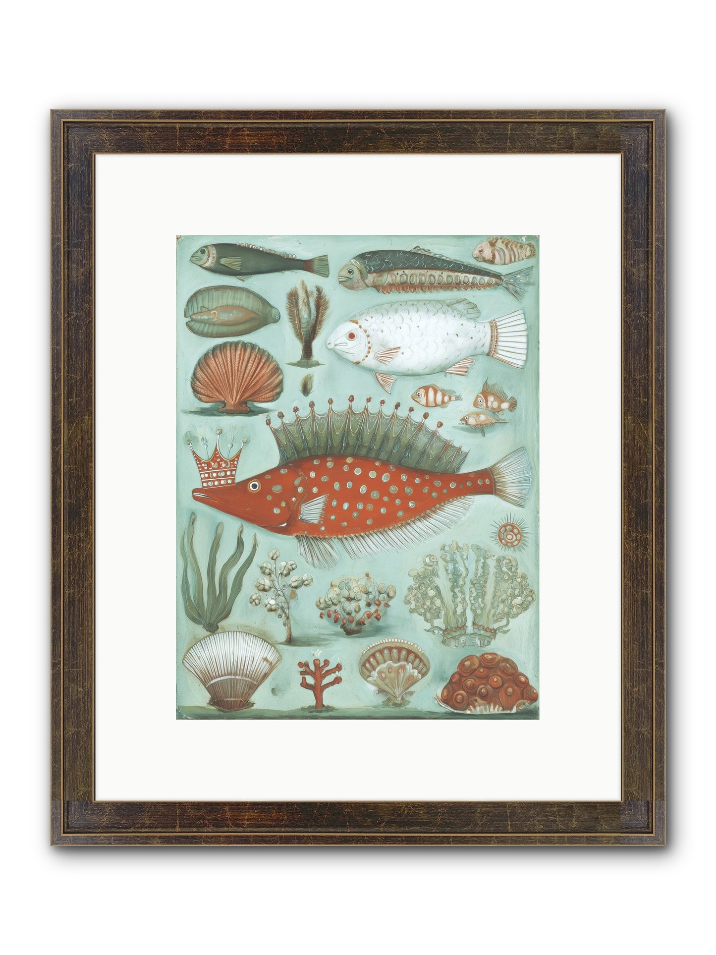 Dancing Silence Framed Print - Slimwoods Black/Gold 9x12