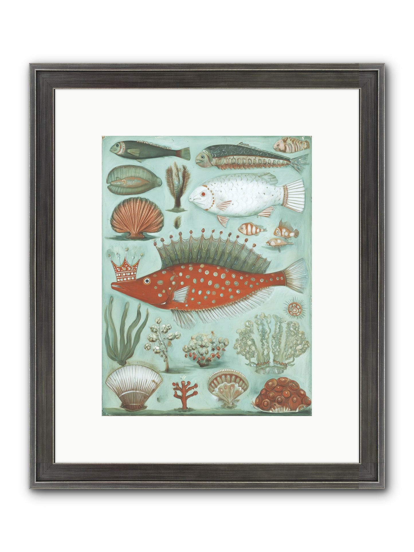 Dancing Silence Framed Print - Slimwoods Black/Silver 9x12