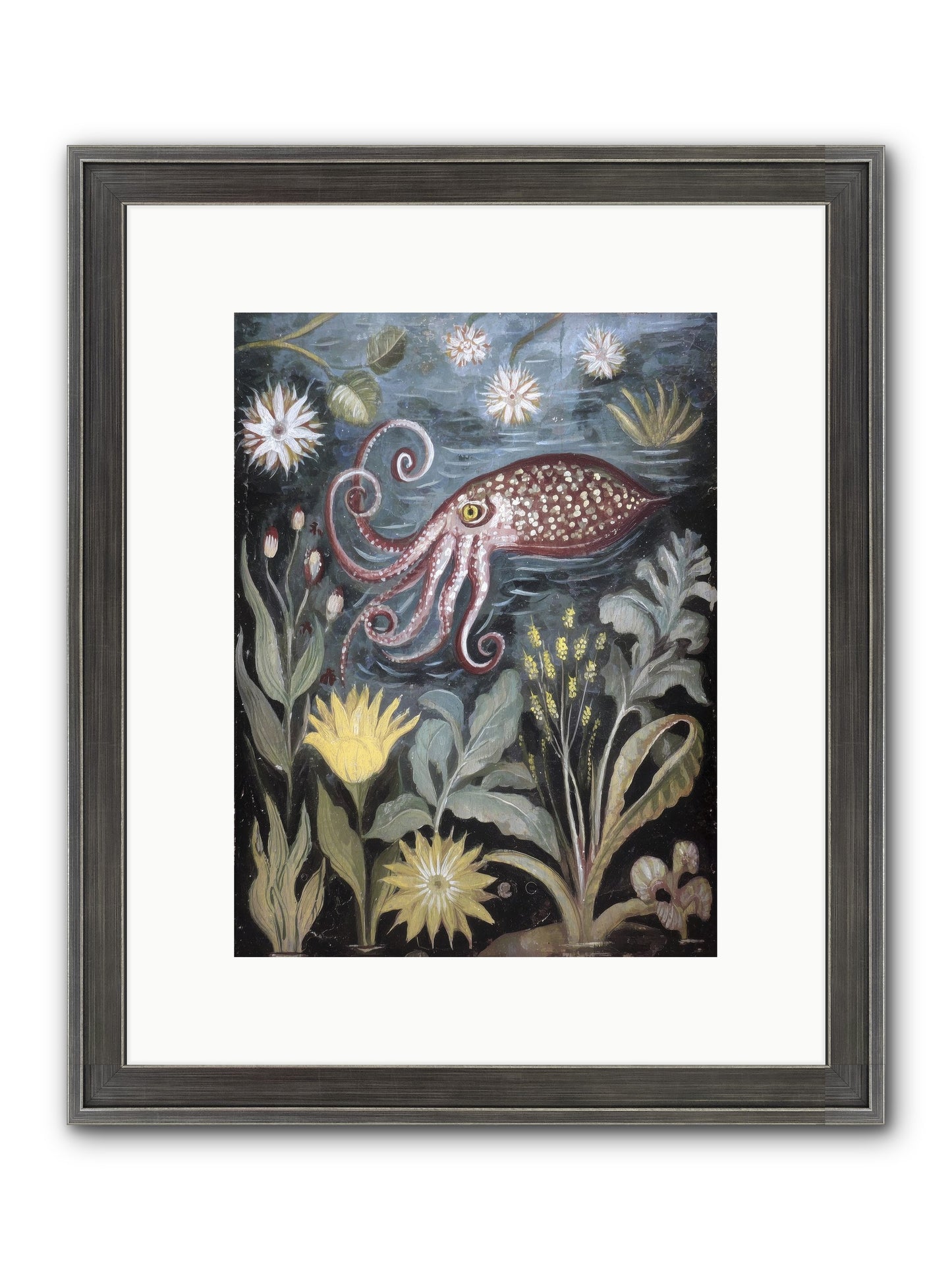 Dark Angel Framed Print - Slimwoods Black/Silver 9x12