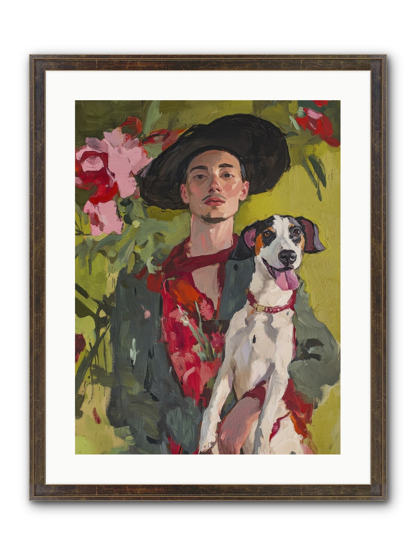 Darling Of My Days Framed Print - Slimwoods Black/Gold 18x24