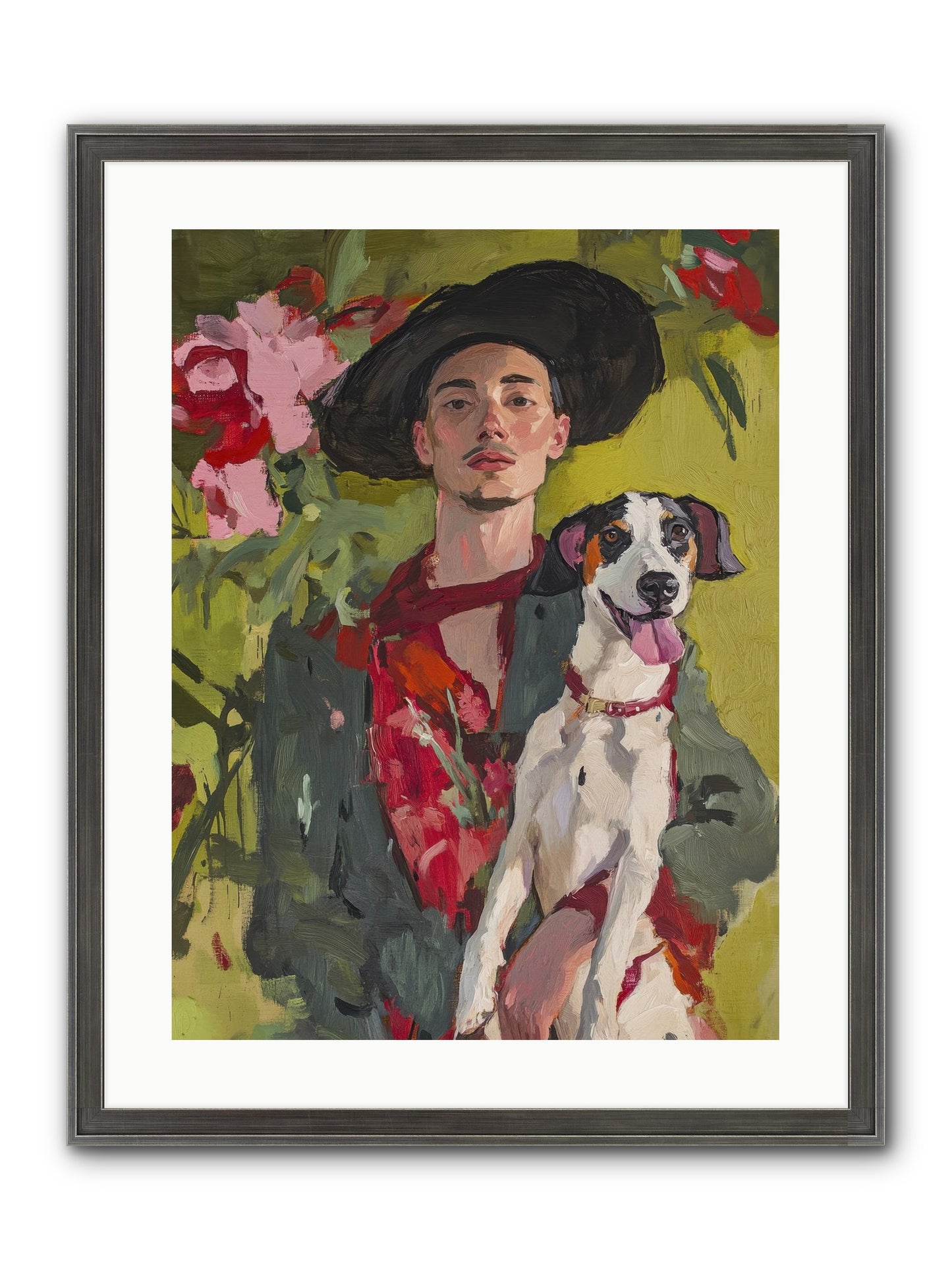 Darling Of My Days Framed Print - Slimwoods Black/Silver 18x24