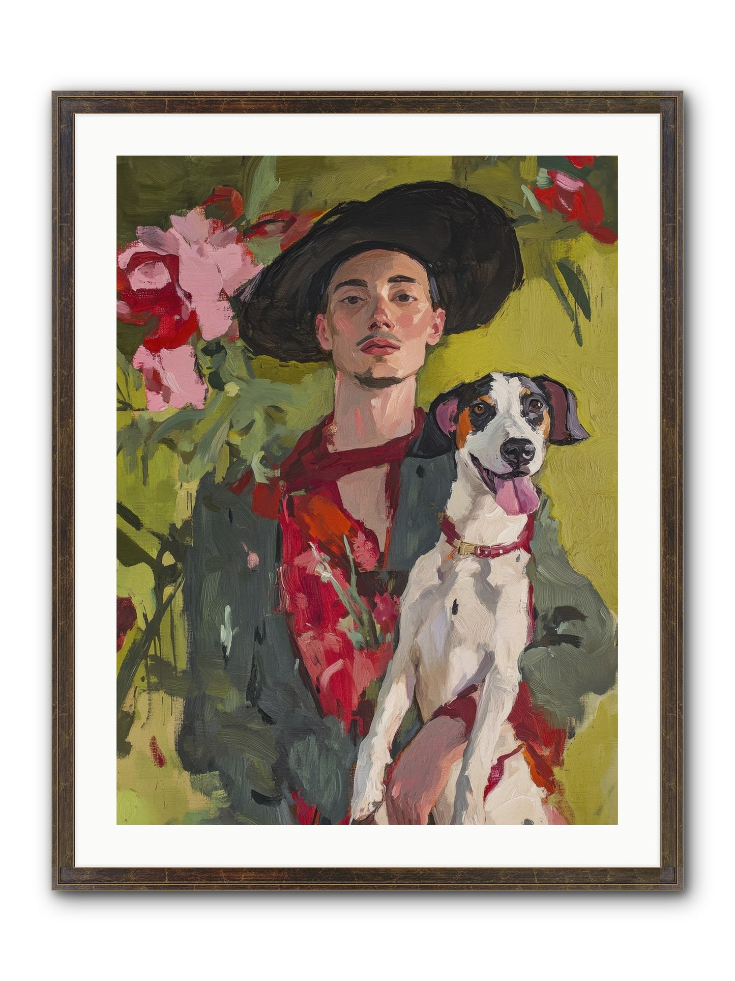 Darling Of My Days Framed Print - Slimwoods Black/Gold 24x32