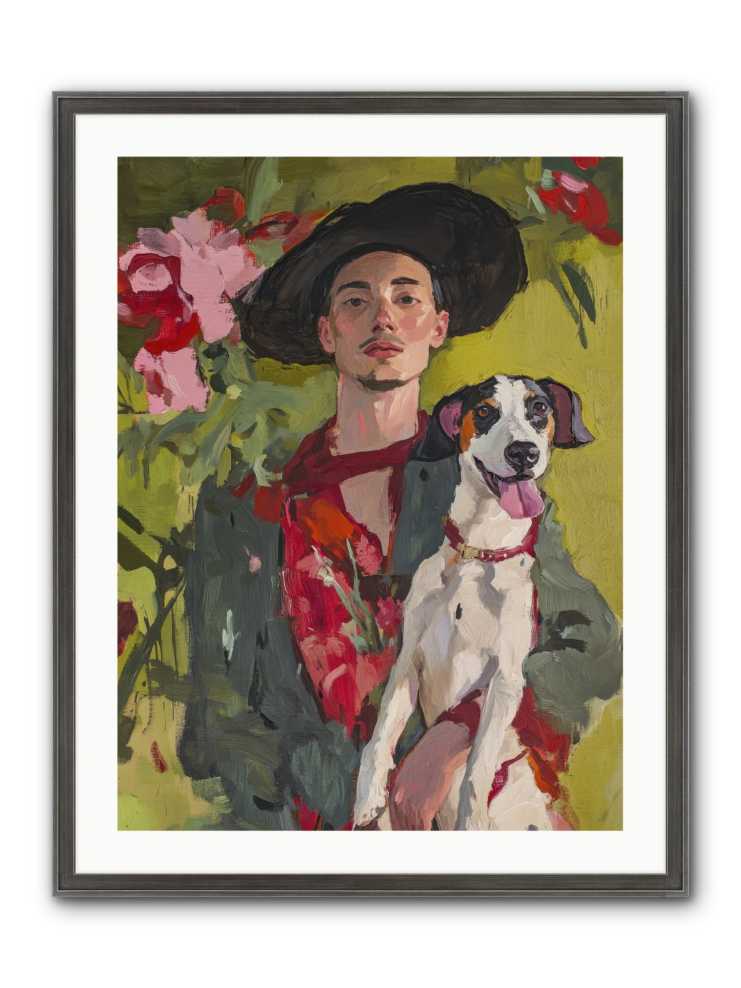 Darling Of My Days Framed Print - Slimwoods Black/Silver 24x32