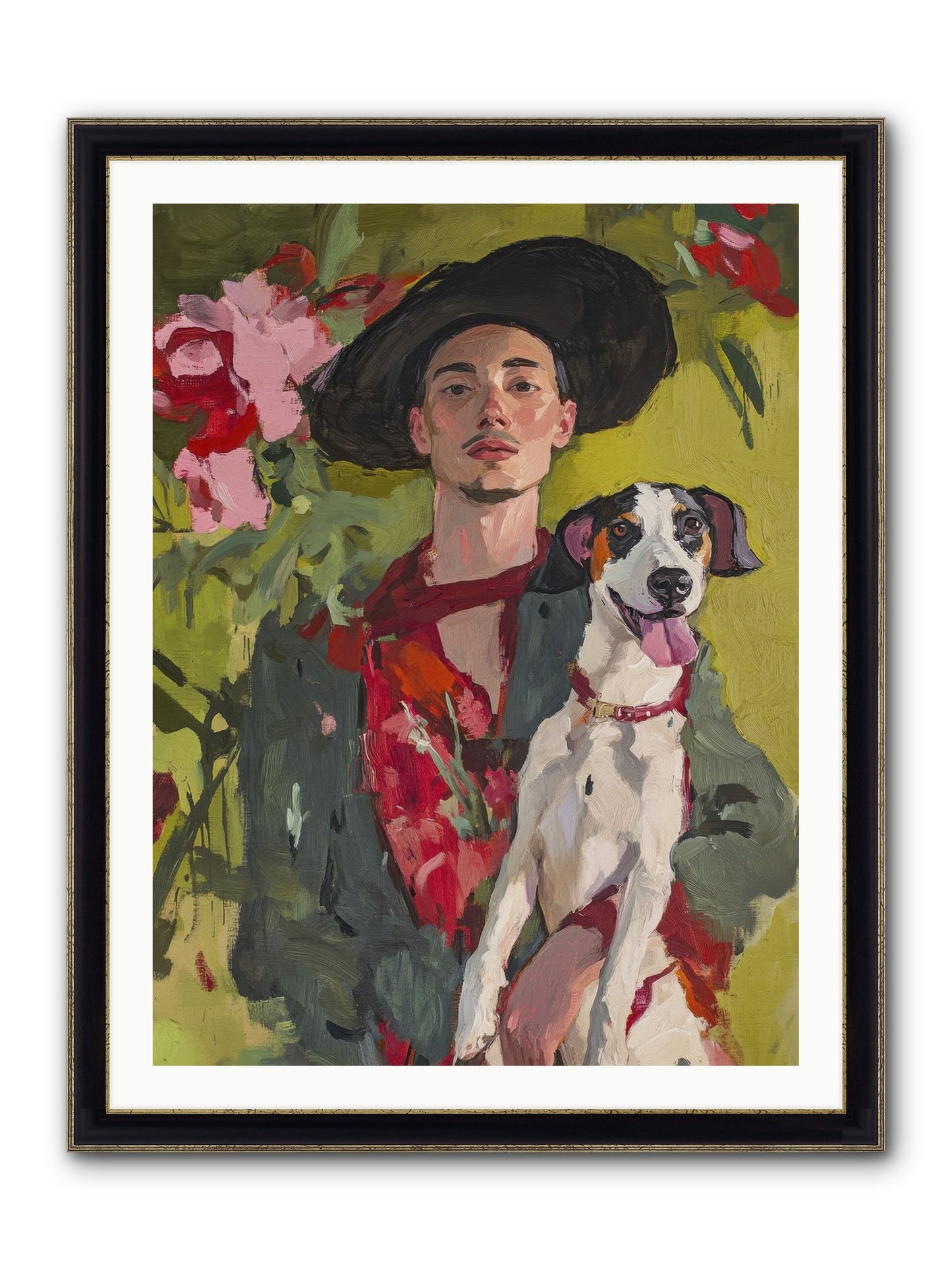 Darling Of My Days Framed Print - Black & Gold 30x40