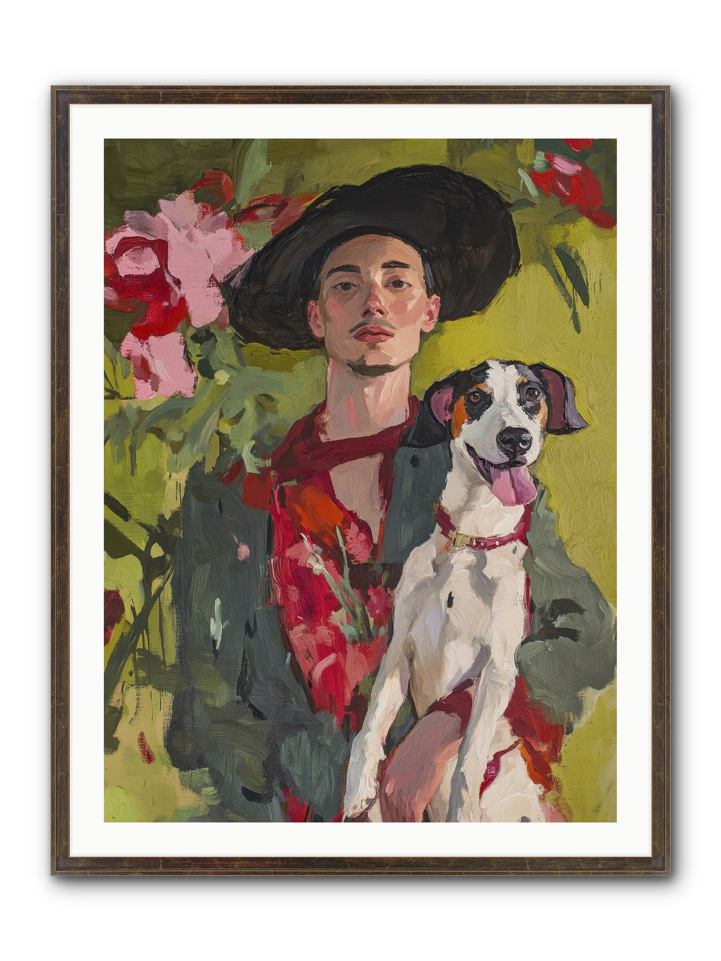 Darling Of My Days Framed Print - Slimwoods Black/Gold 30x40