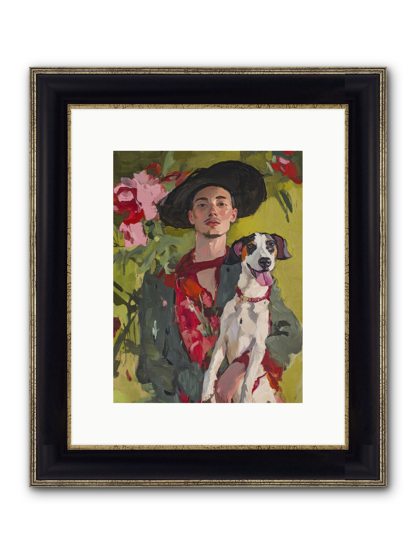 Darling Of My Days Framed Print - Black & Gold 9x12