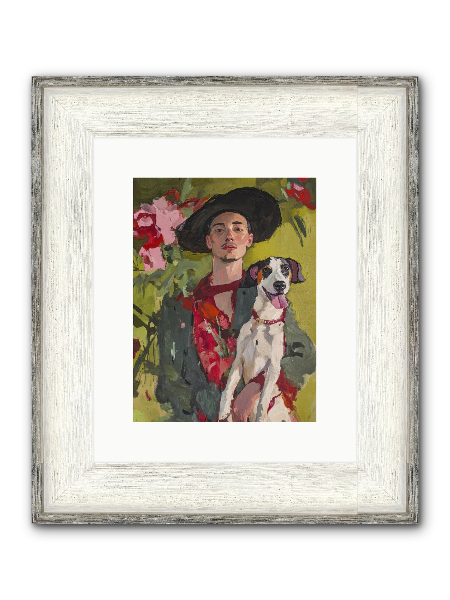 Darling Of My Days Framed Print - Driftwood White 9x12