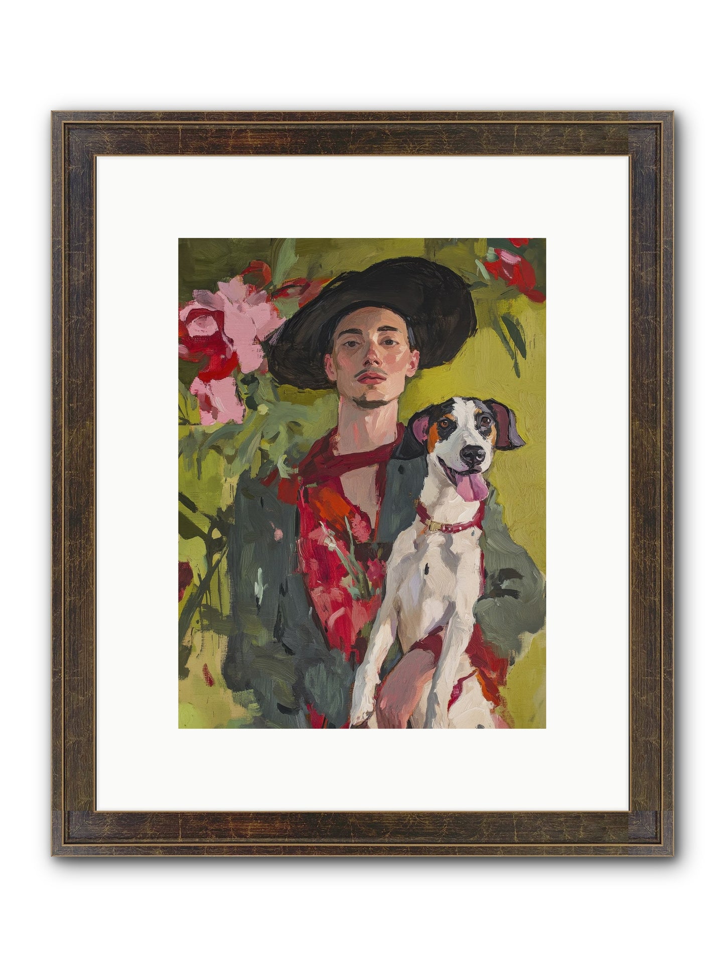 Darling Of My Days Framed Print - Slimwoods Black/Gold 9x12