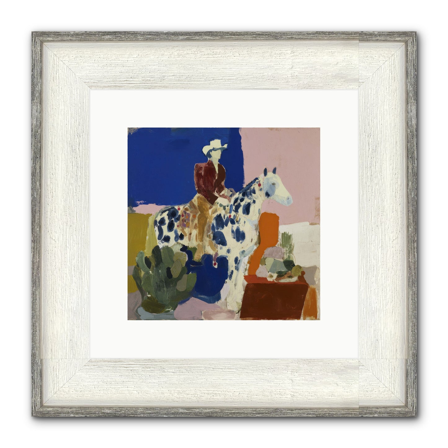 Dawn & Devotion Framed Print - Driftwood White 10x10