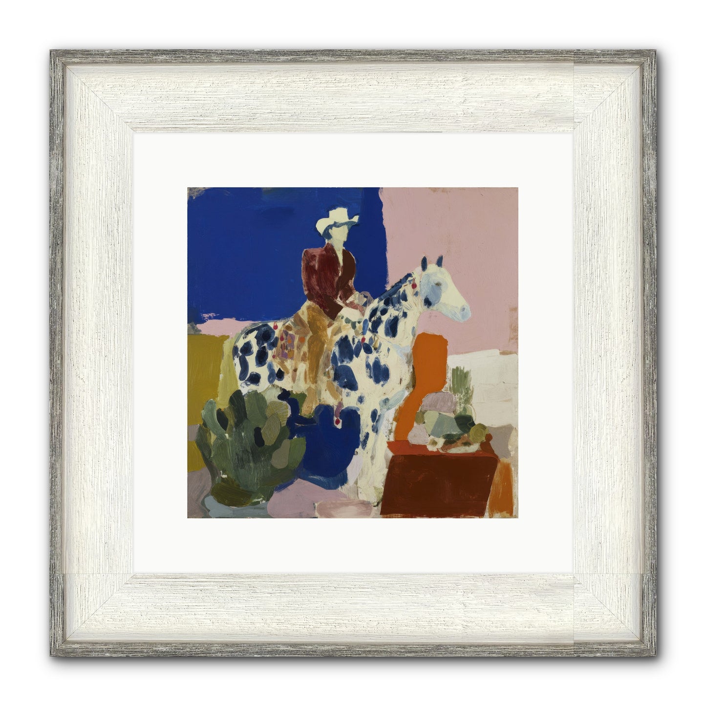 Dawn & Devotion Framed Print - Driftwood White 12x12