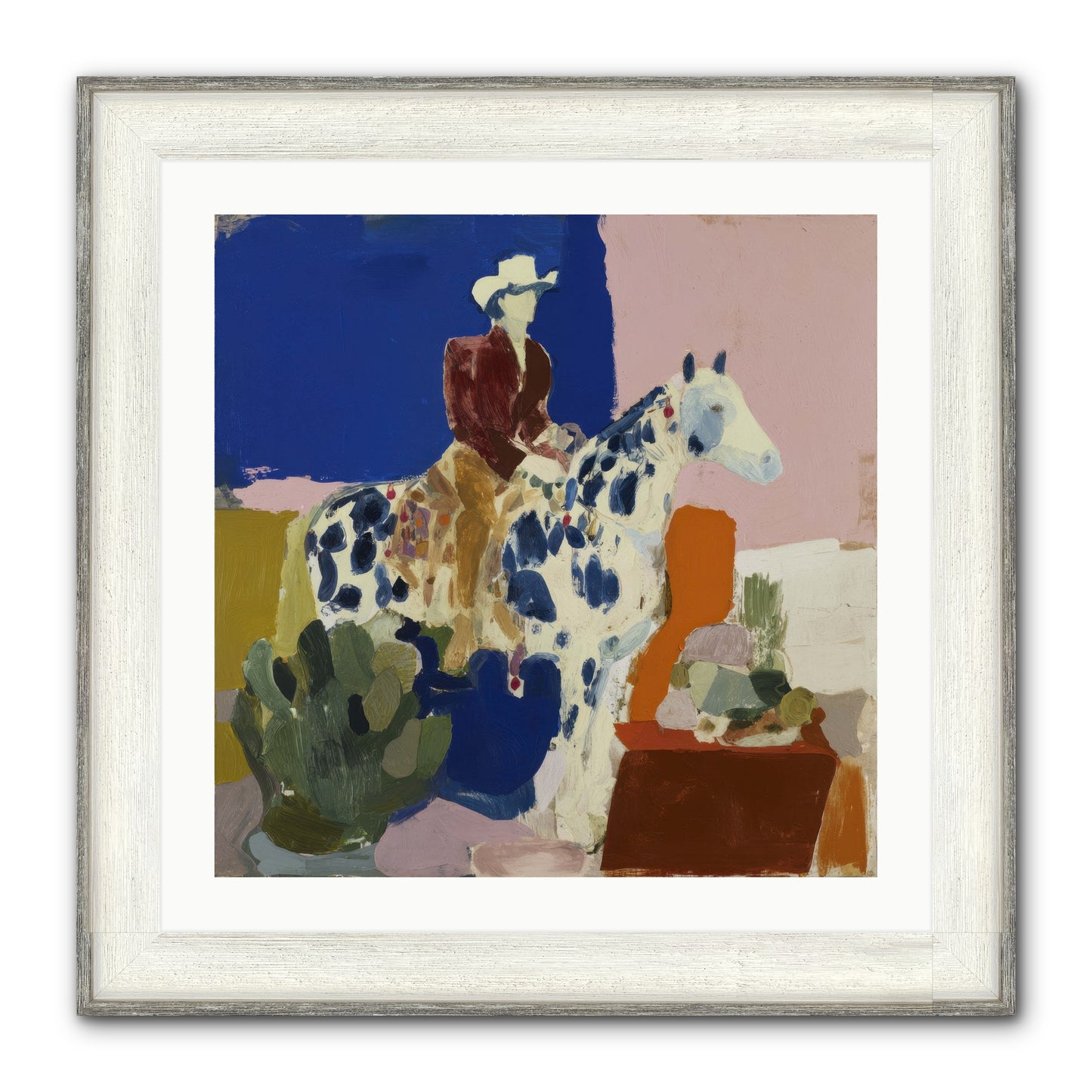 Dawn & Devotion Framed Print - Driftwood White 24x24
