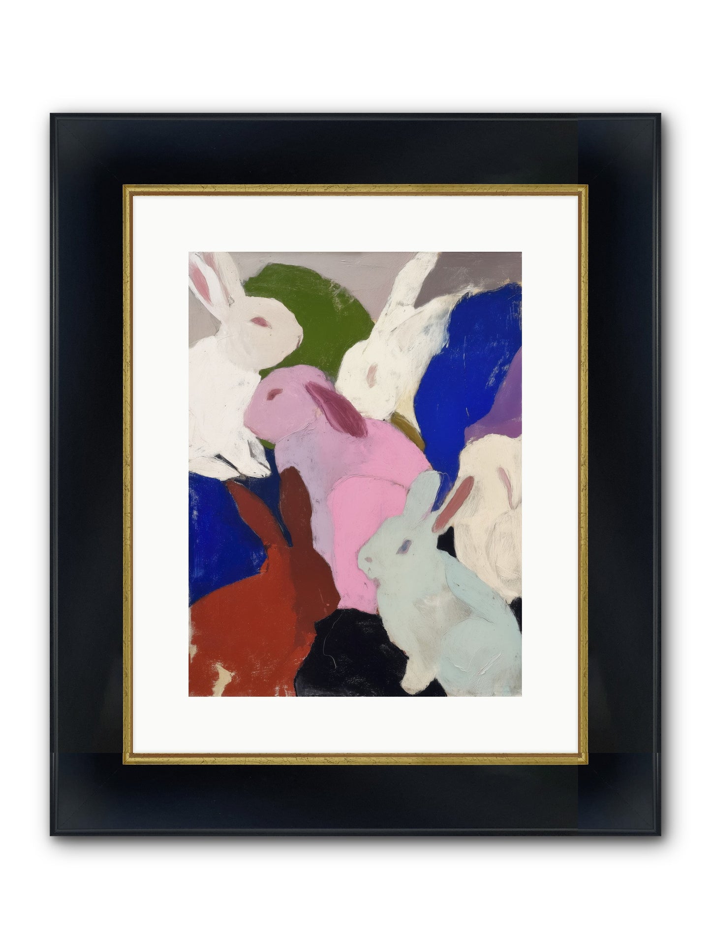 Dawn’s Quiet Leap Framed Print - Wide Black w/Gold 12x16