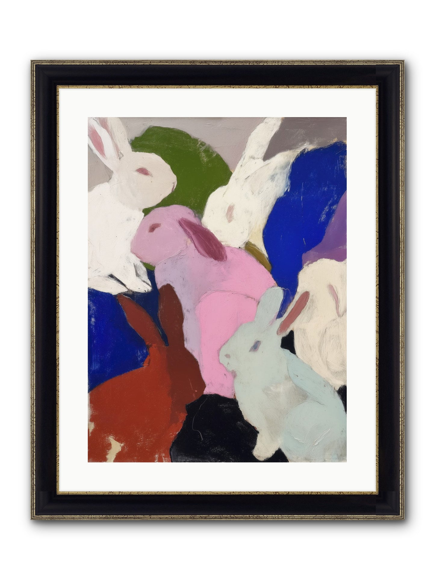 Dawn’s Quiet Leap Framed Print - Black & Gold 18x24