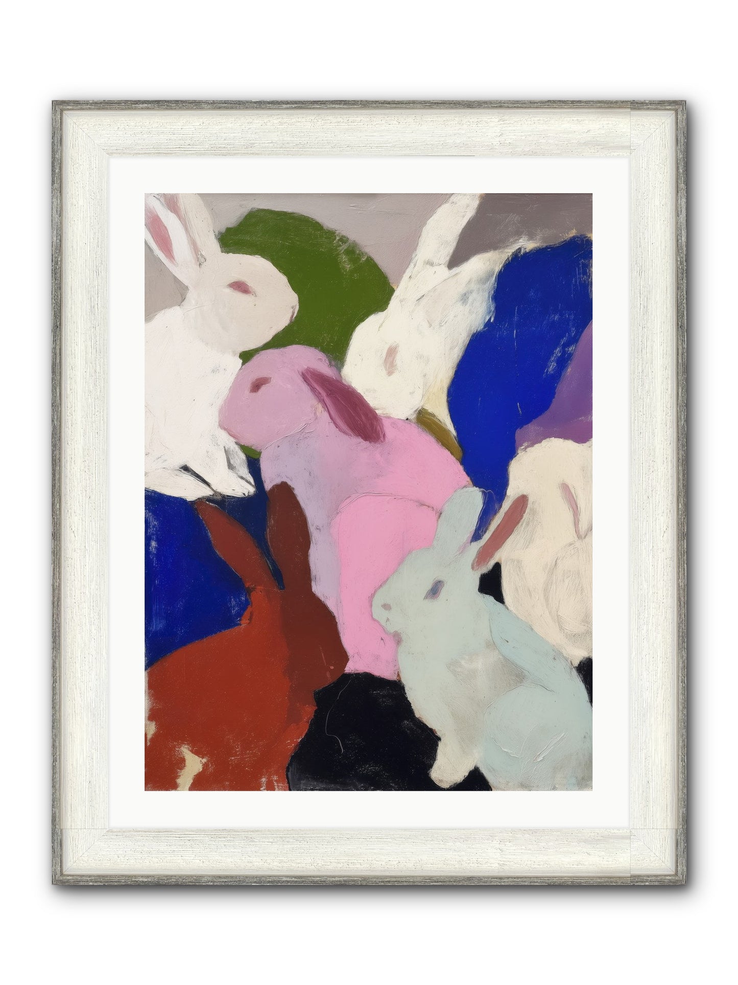 Dawn’s Quiet Leap Framed Print - Driftwood White 24x32