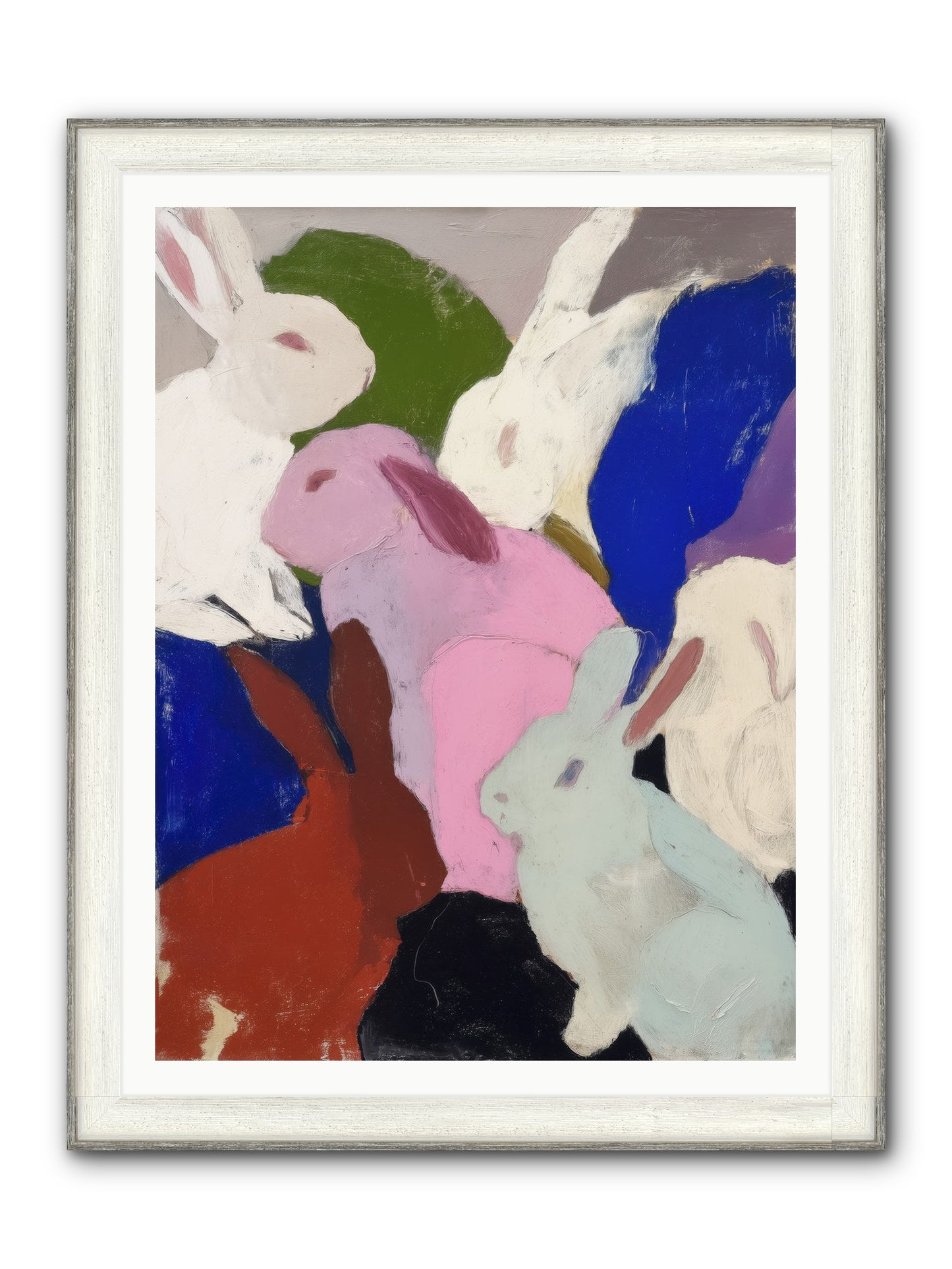 Dawn’s Quiet Leap Framed Print - Driftwood White 36x48