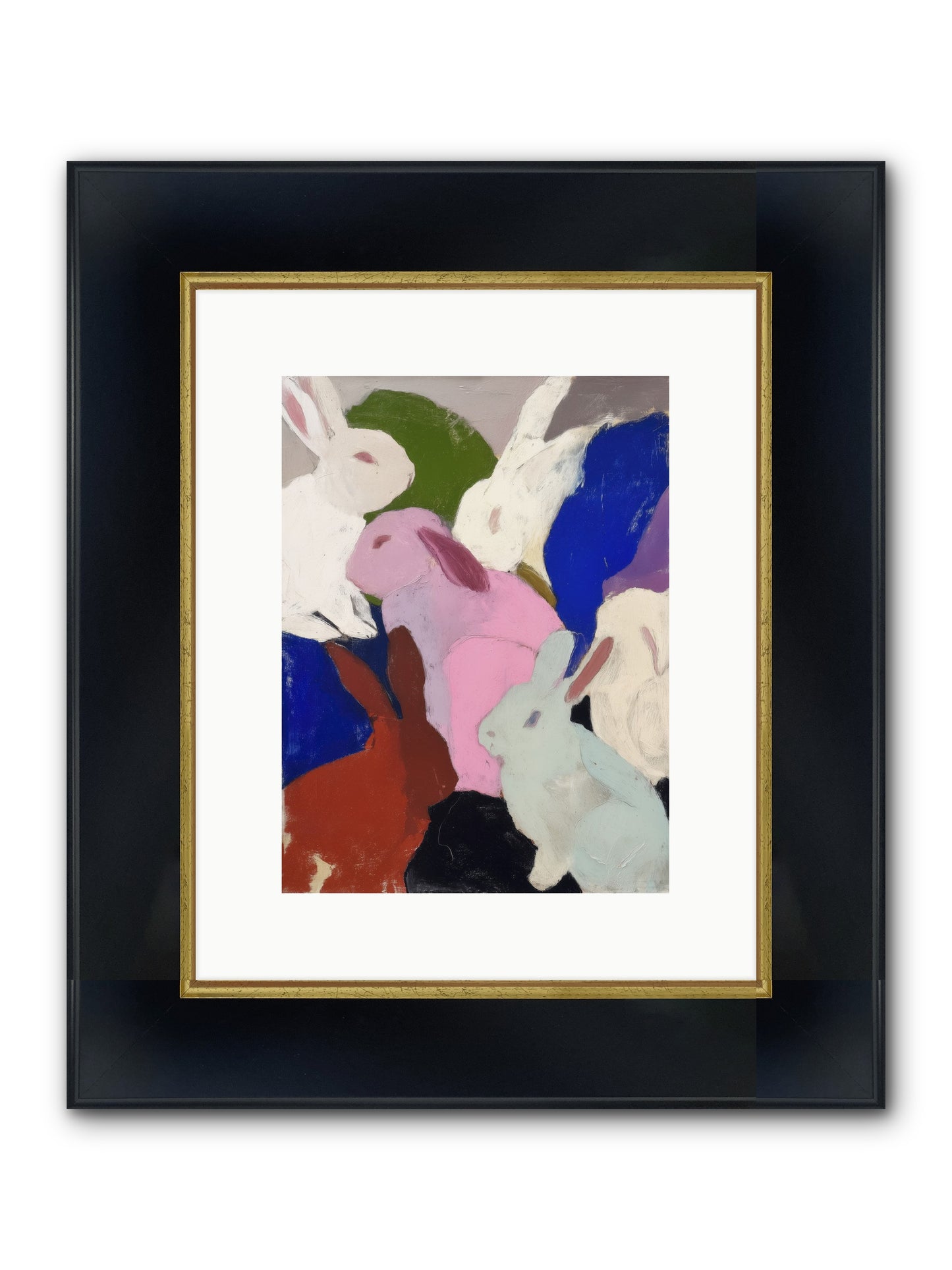Dawn’s Quiet Leap Framed Print - Wide Black w/Gold 9x12