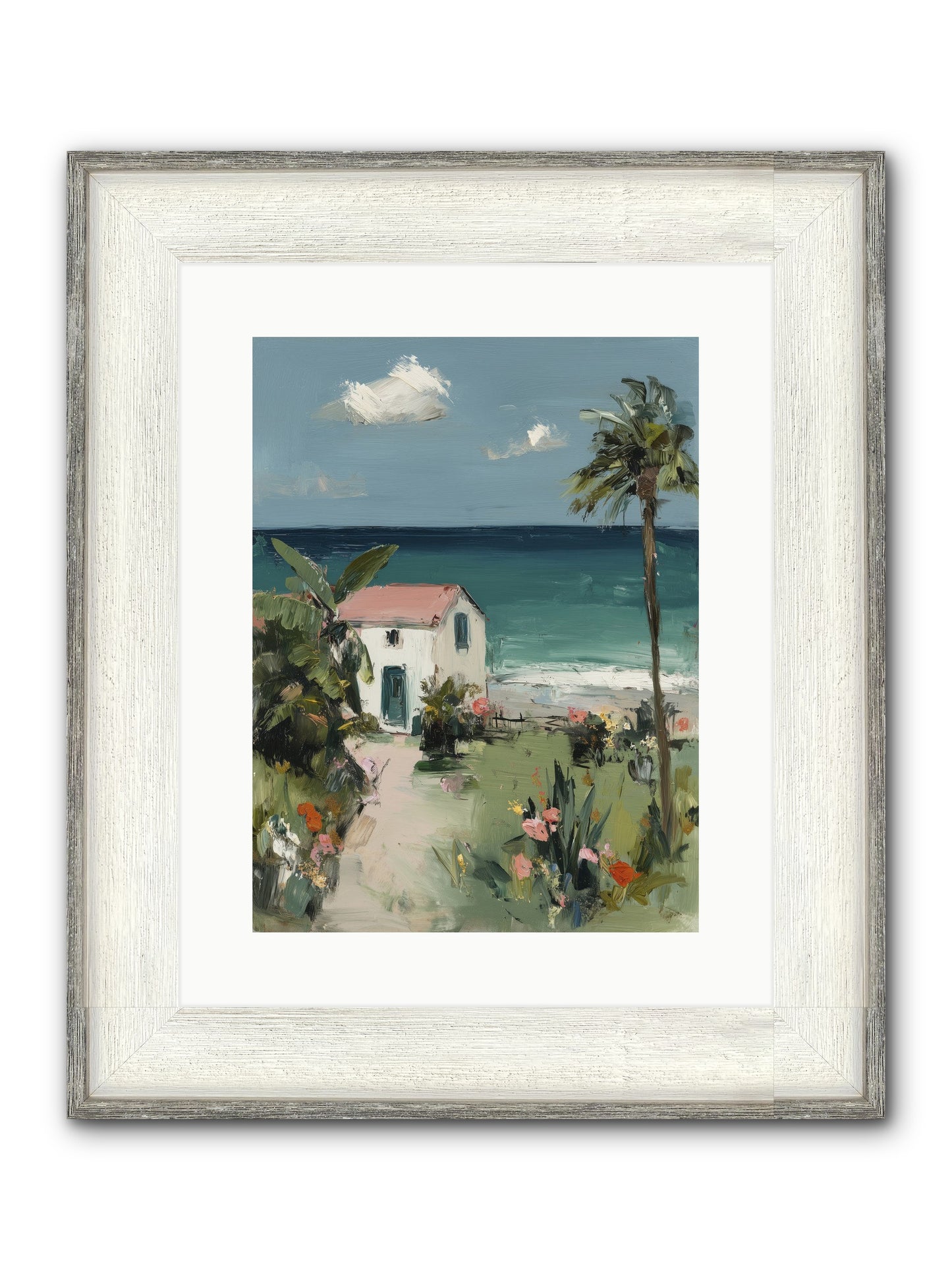 Dawns Rising Framed Print - Driftwood White 12x16
