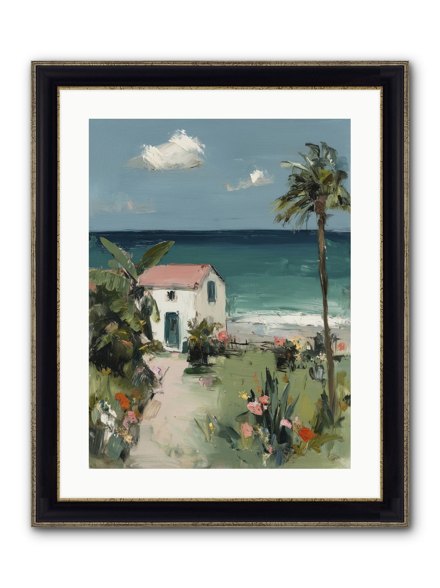 Dawns Rising Framed Print - Black & Gold 18x24