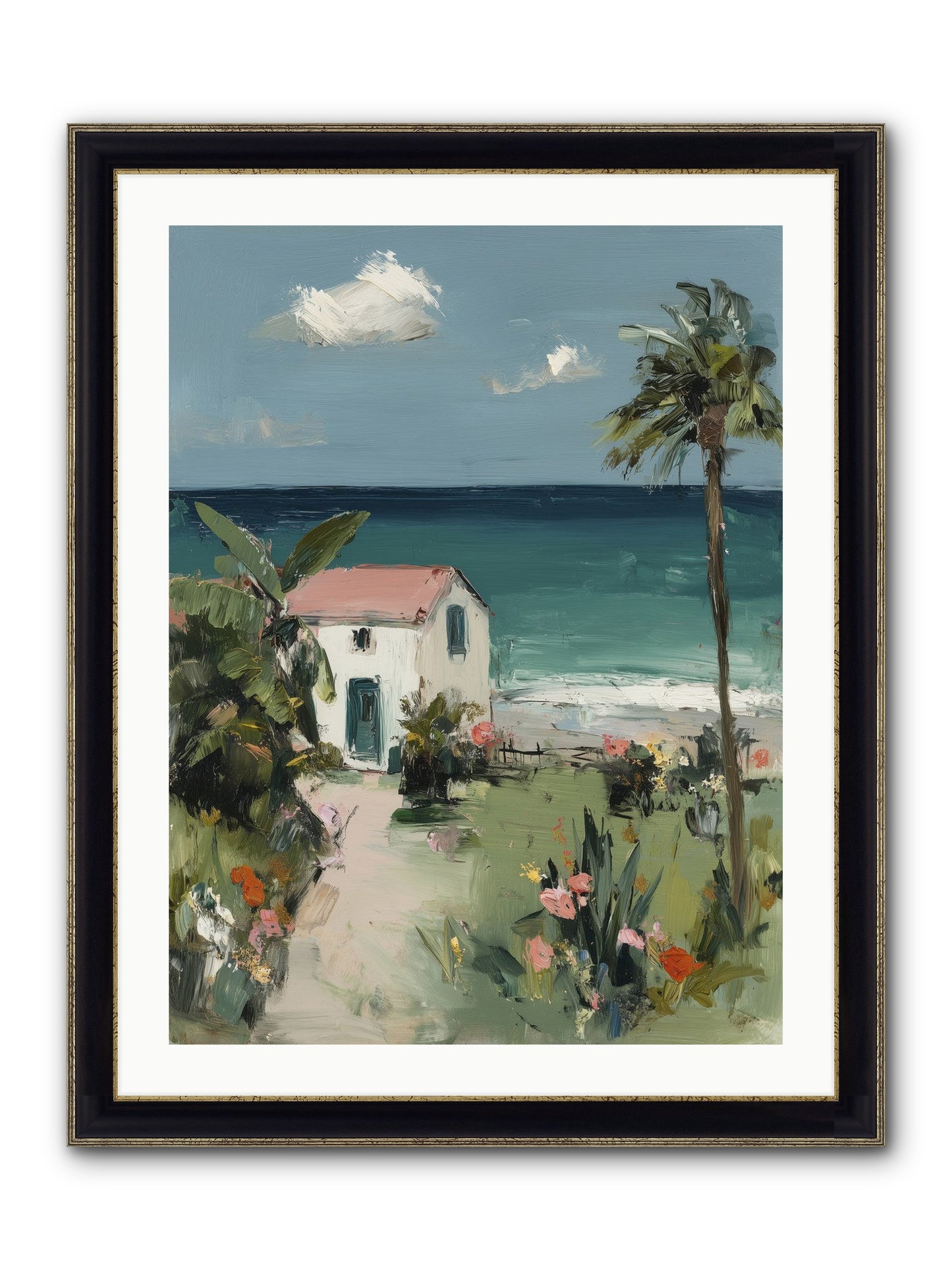 Dawns Rising Framed Print - Black & Gold 24x32