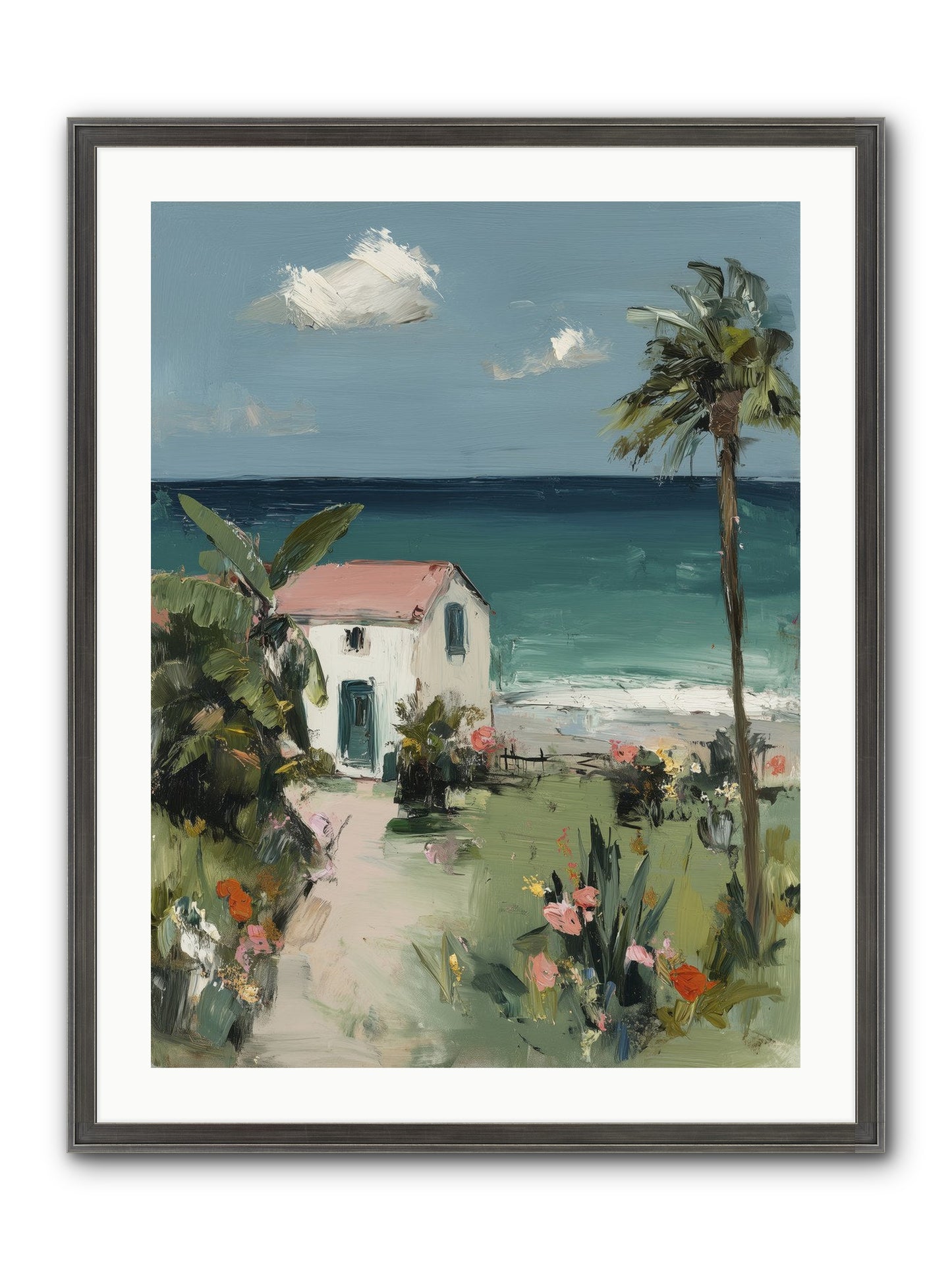Dawns Rising Framed Print - Slimwoods Black/Silver 24x32