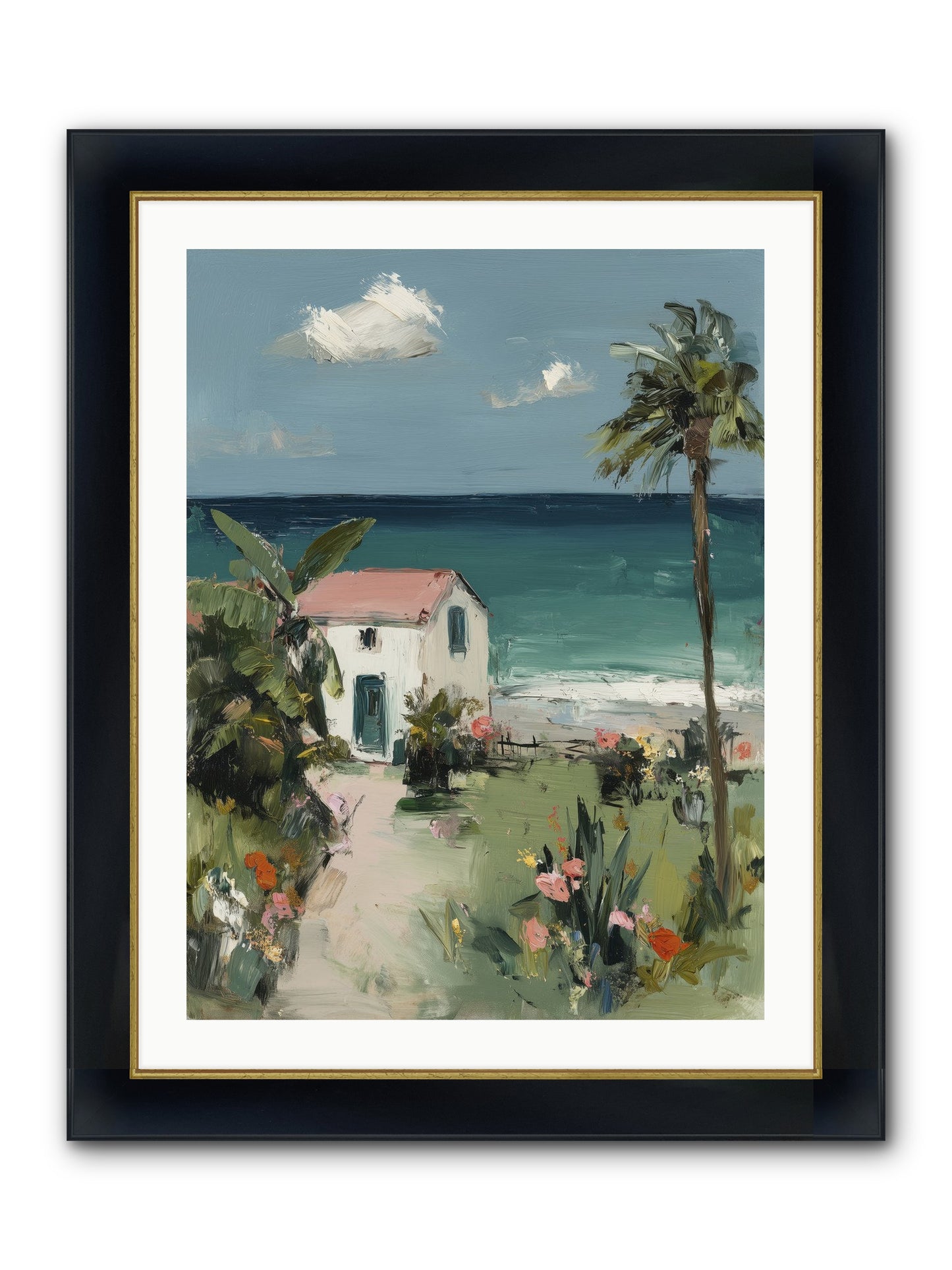 Dawns Rising Framed Print - Wide Black w/Gold 24x32