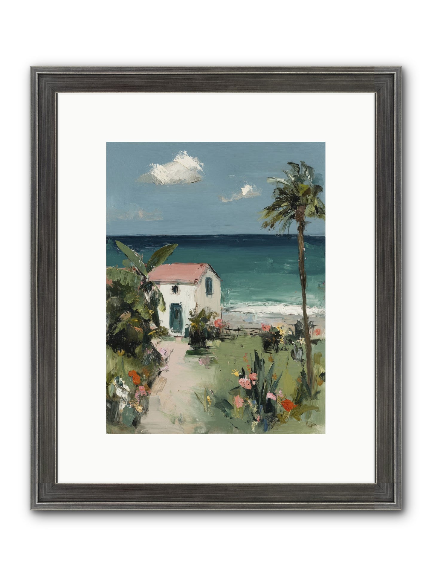 Dawns Rising Framed Print - Slimwoods Black/Silver 9x12