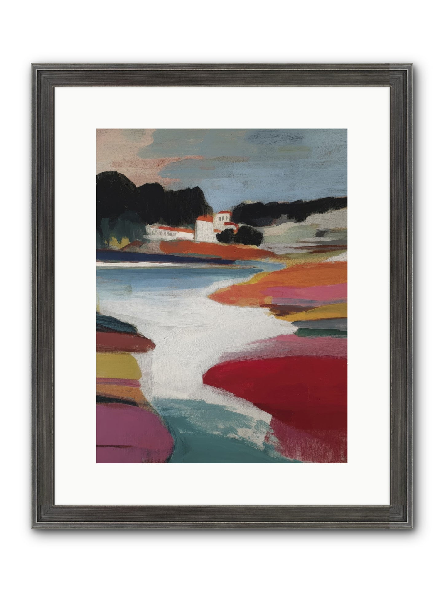 Dawnseeker Framed Print - Slimwoods Black/Silver 12x16