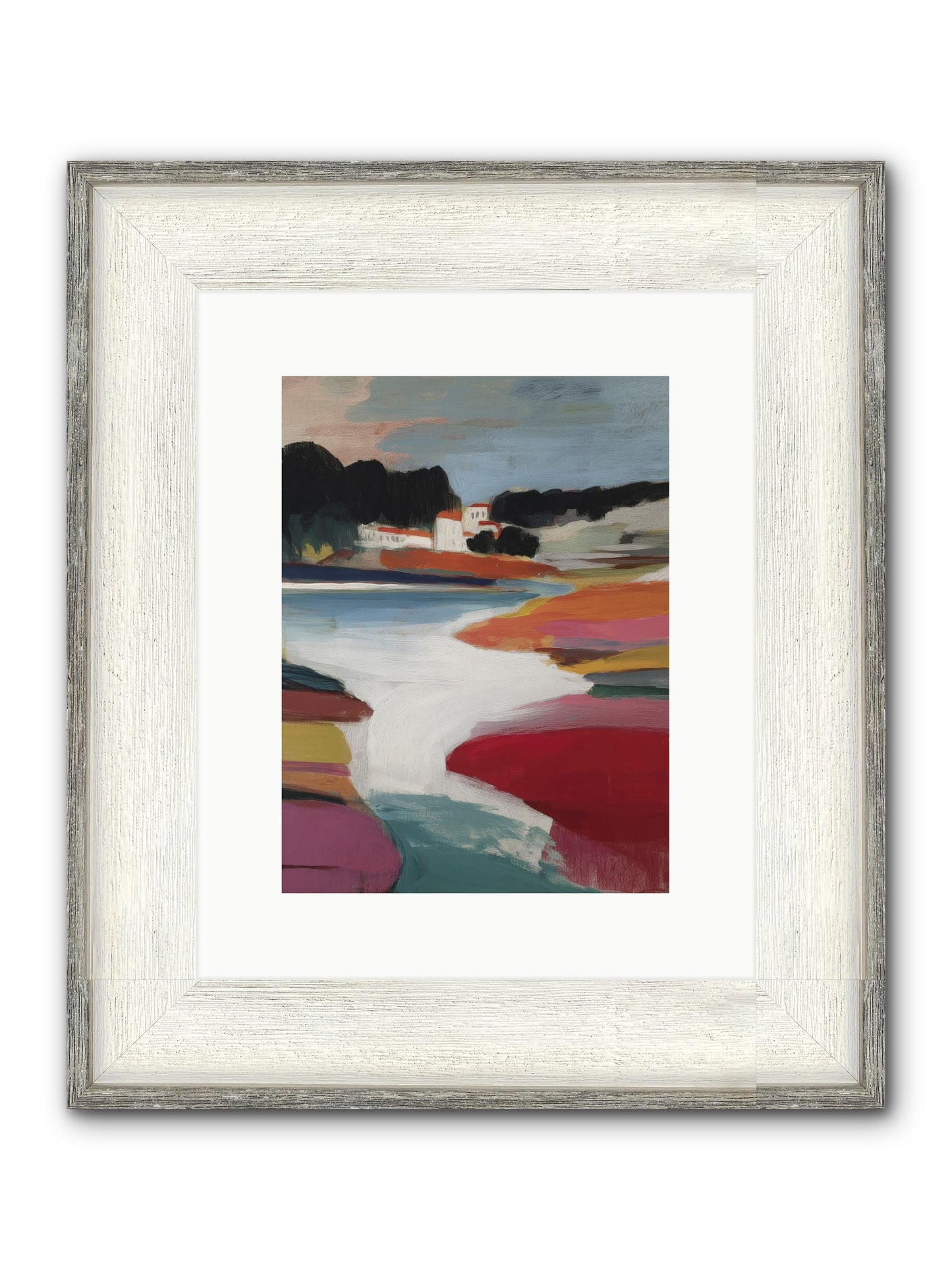 Dawnseeker Framed Print - Driftwood White 9x12